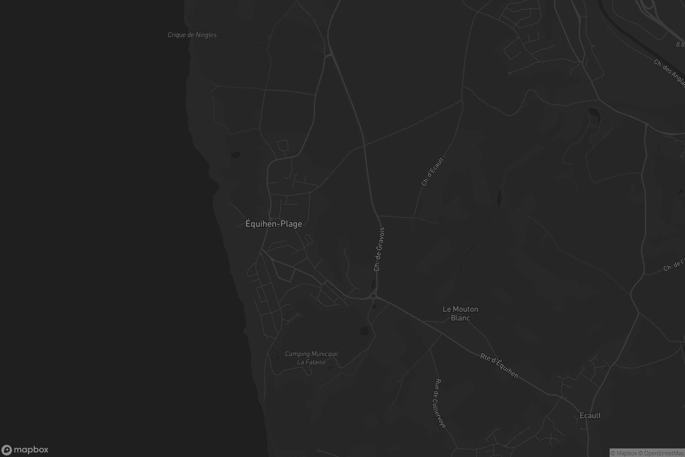 Map of Équihen-plage