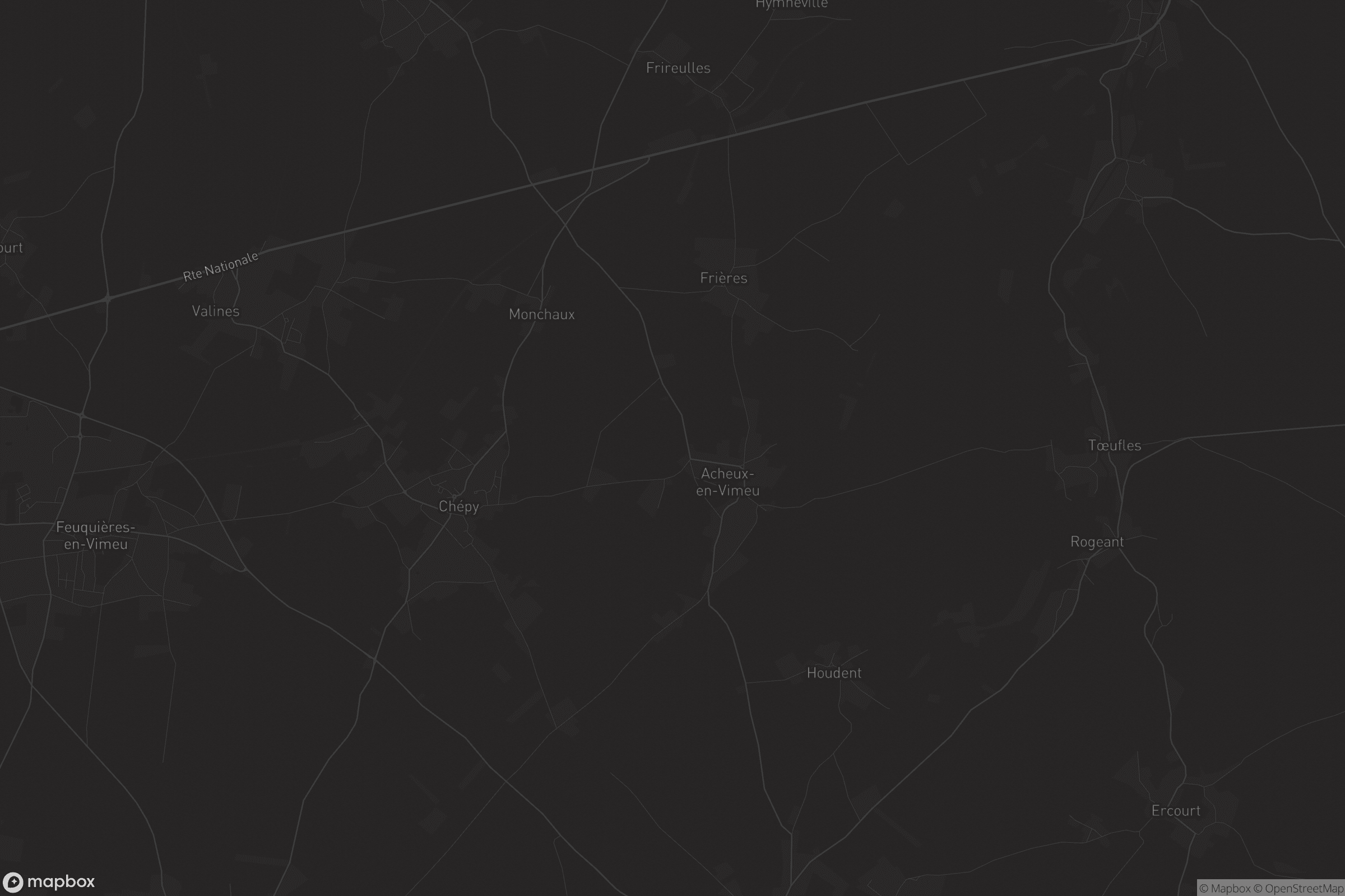 Map of acheux-en-vimeu