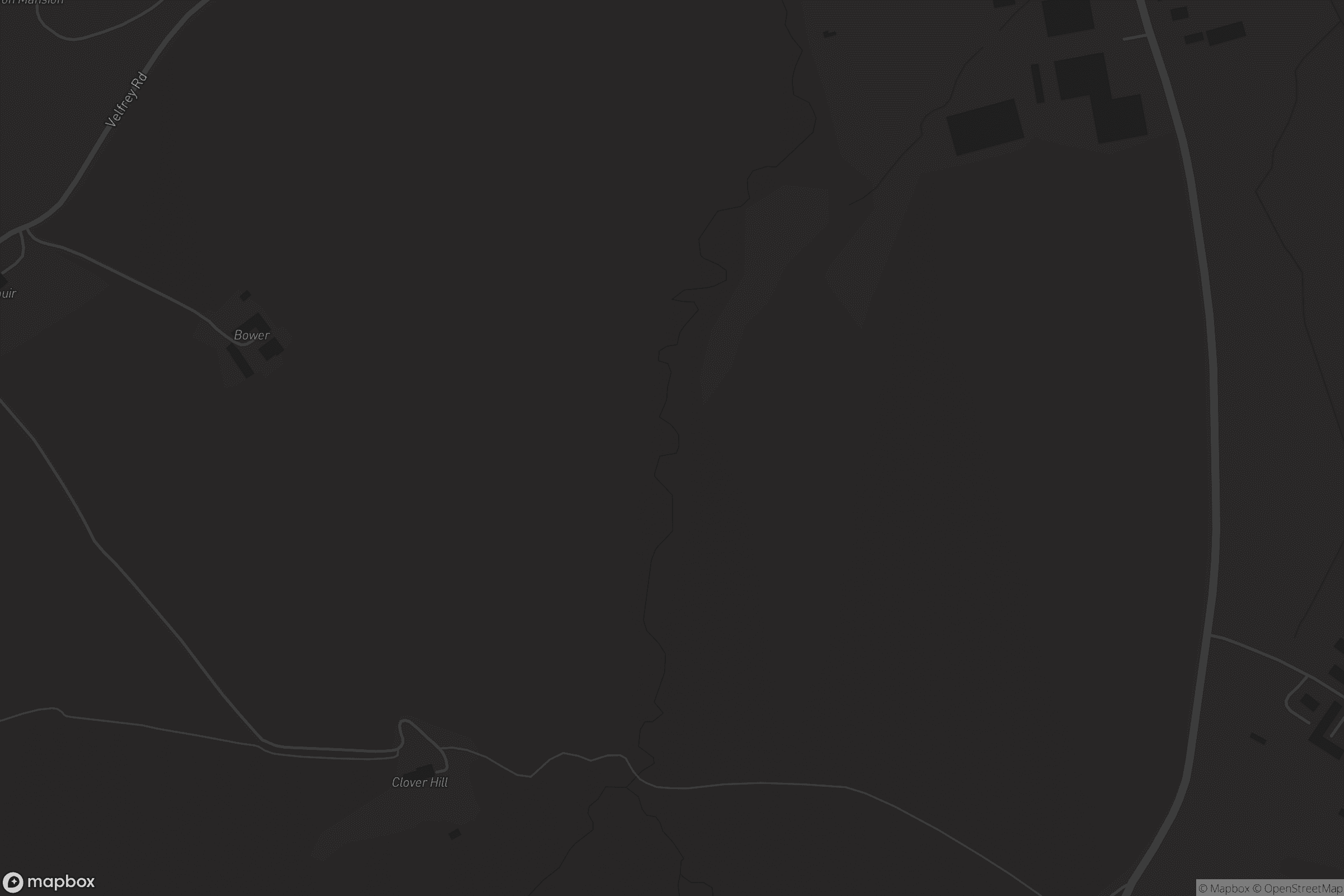 Map of afon cwm-waun-gron