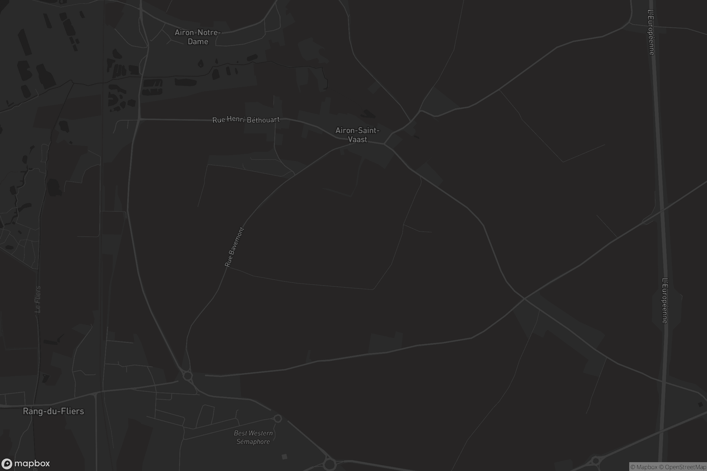 Map of airon-saint-vaast