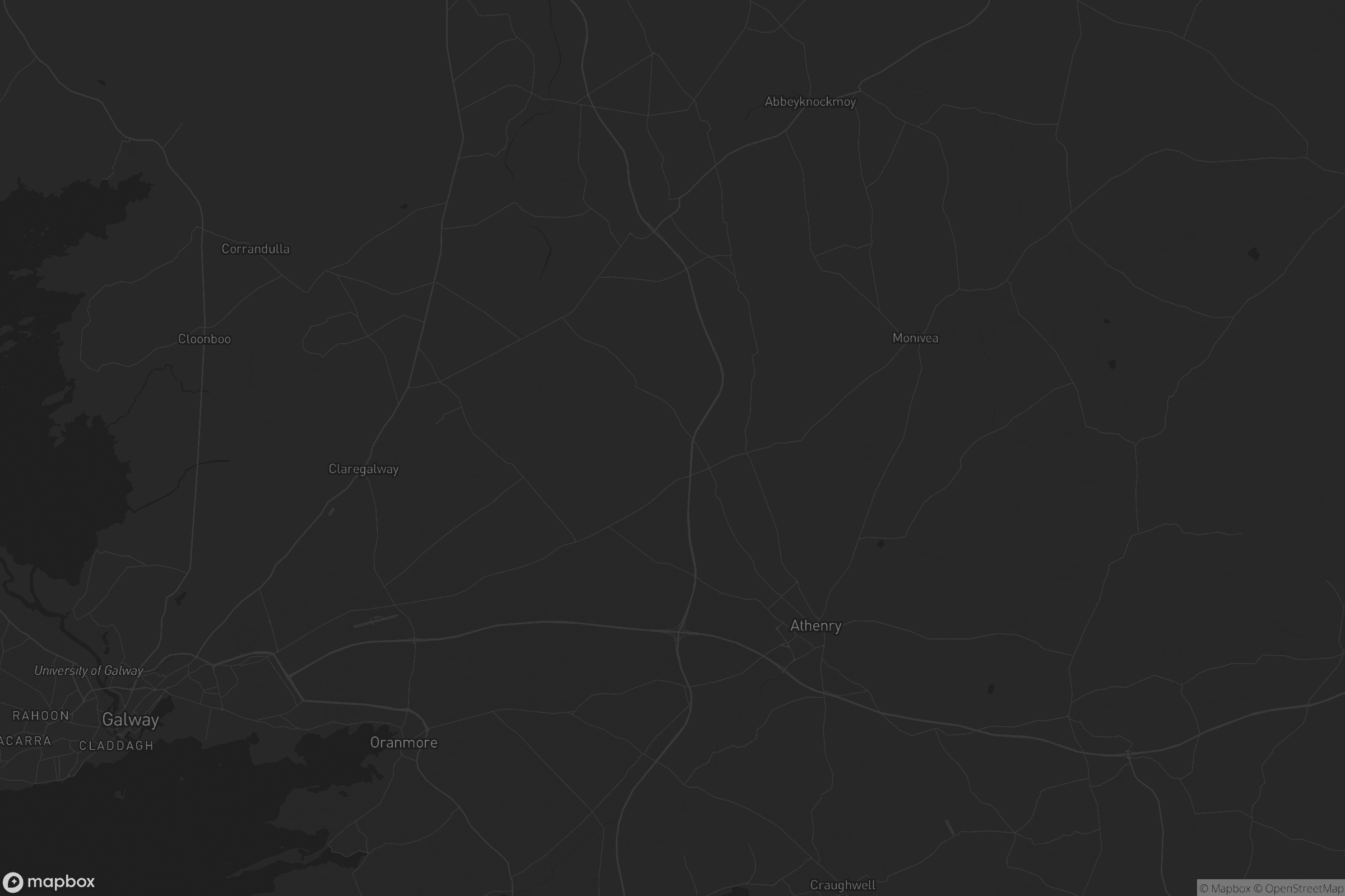 Map of athenry-oranmore municipal district