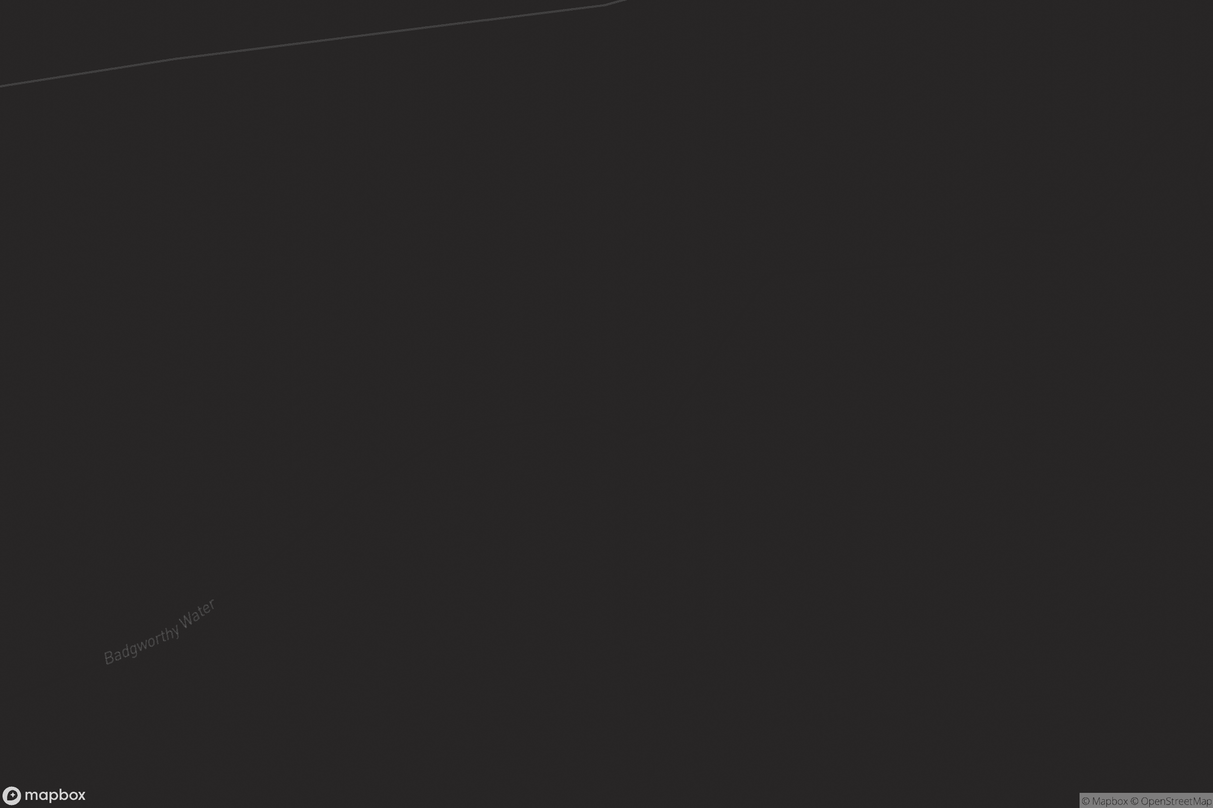 Map of badgworthy water