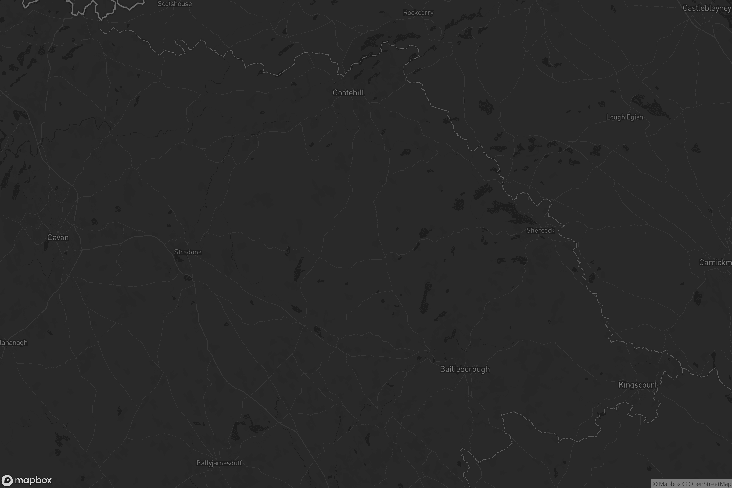 Map of bailieborough-cootehill municipal district