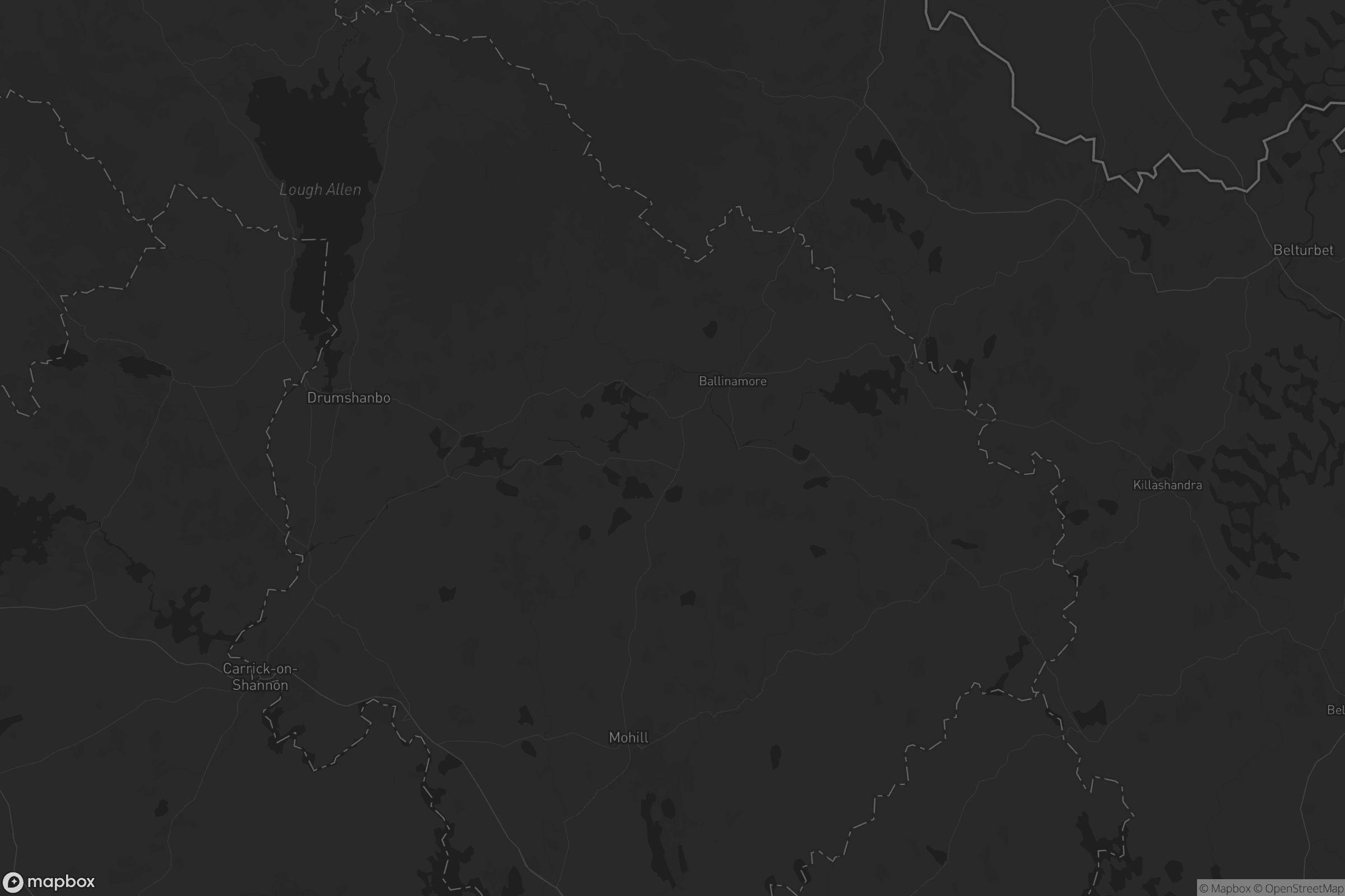 Map of ballinamore municipal district