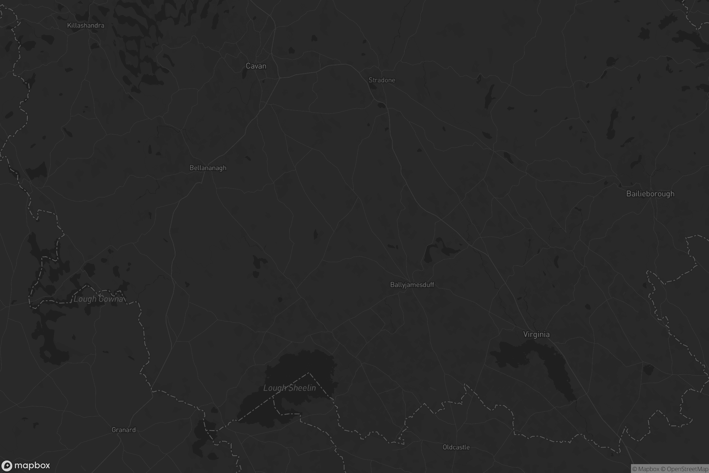 Map of ballyjamesduff municipal district