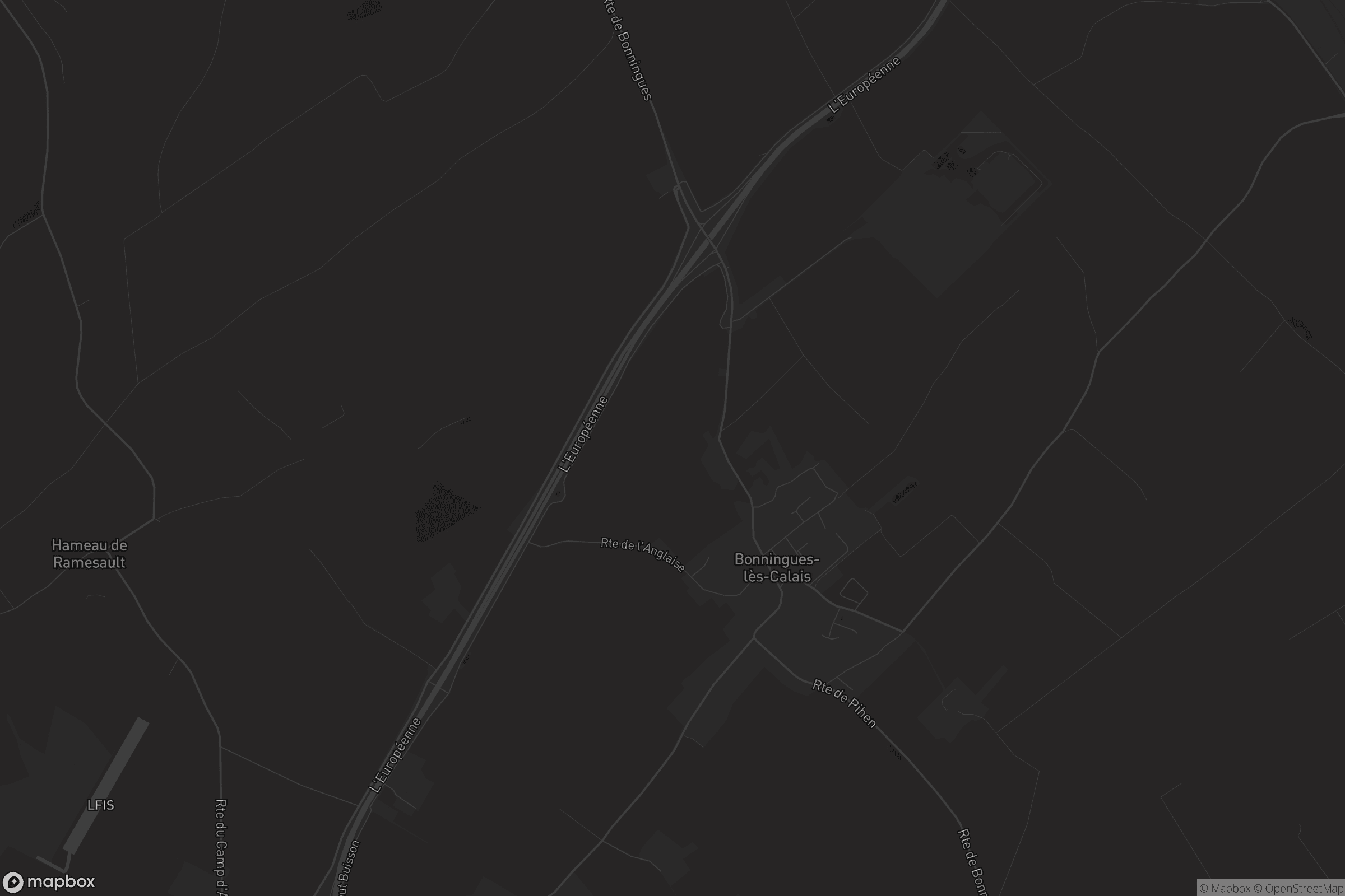 Map of bonningues-lès-calais