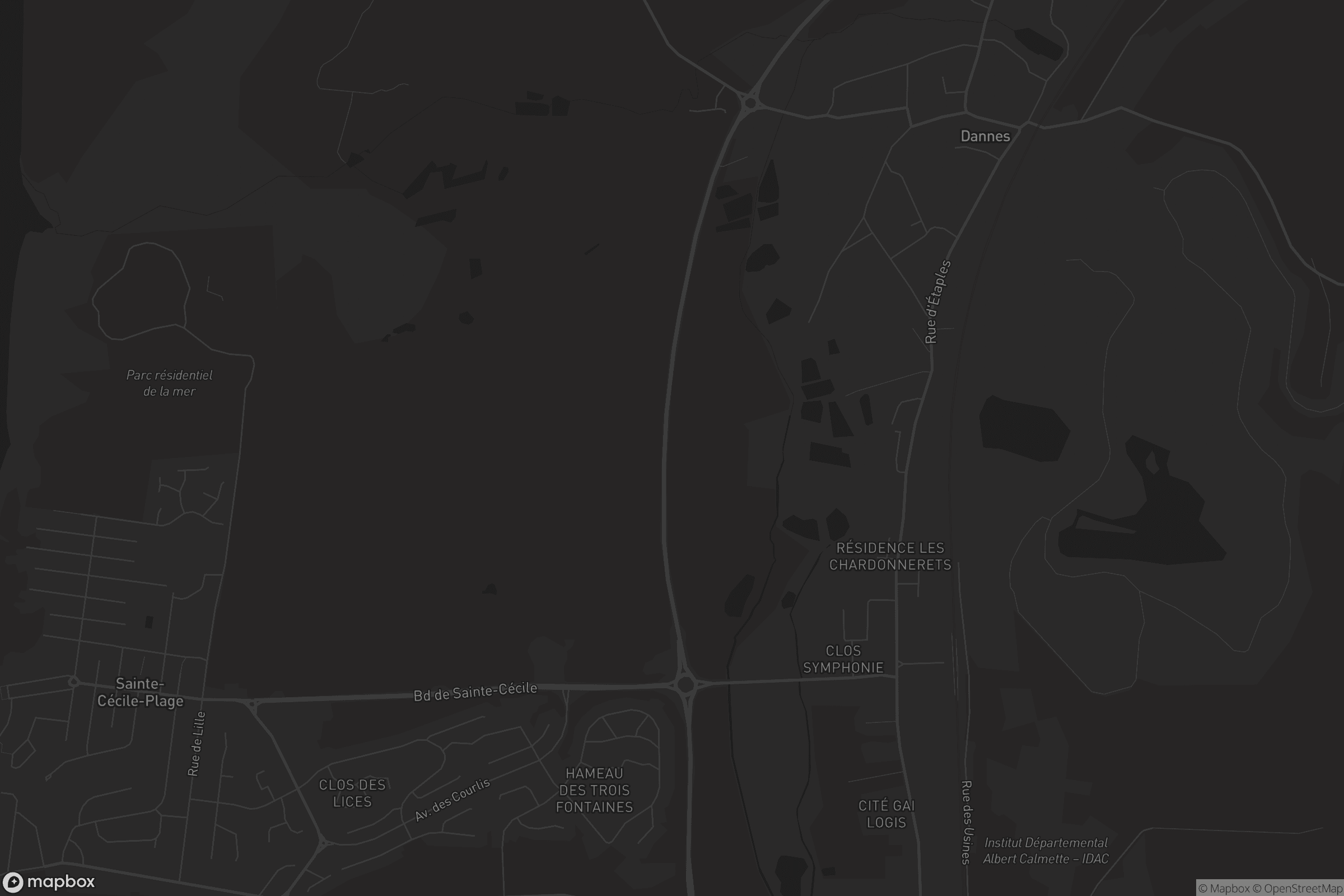 Map of boulogne-sur-mer - montreuil
