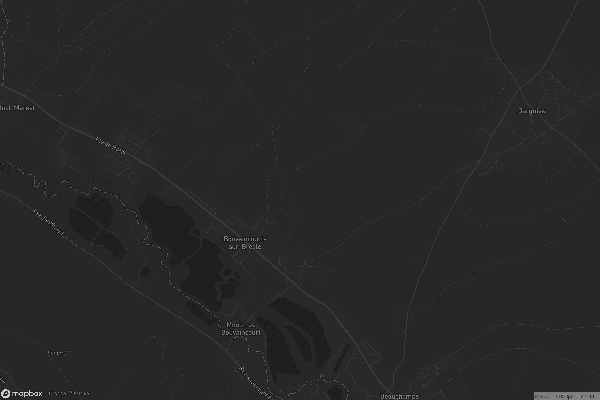 Map of bouvaincourt-sur-bresle