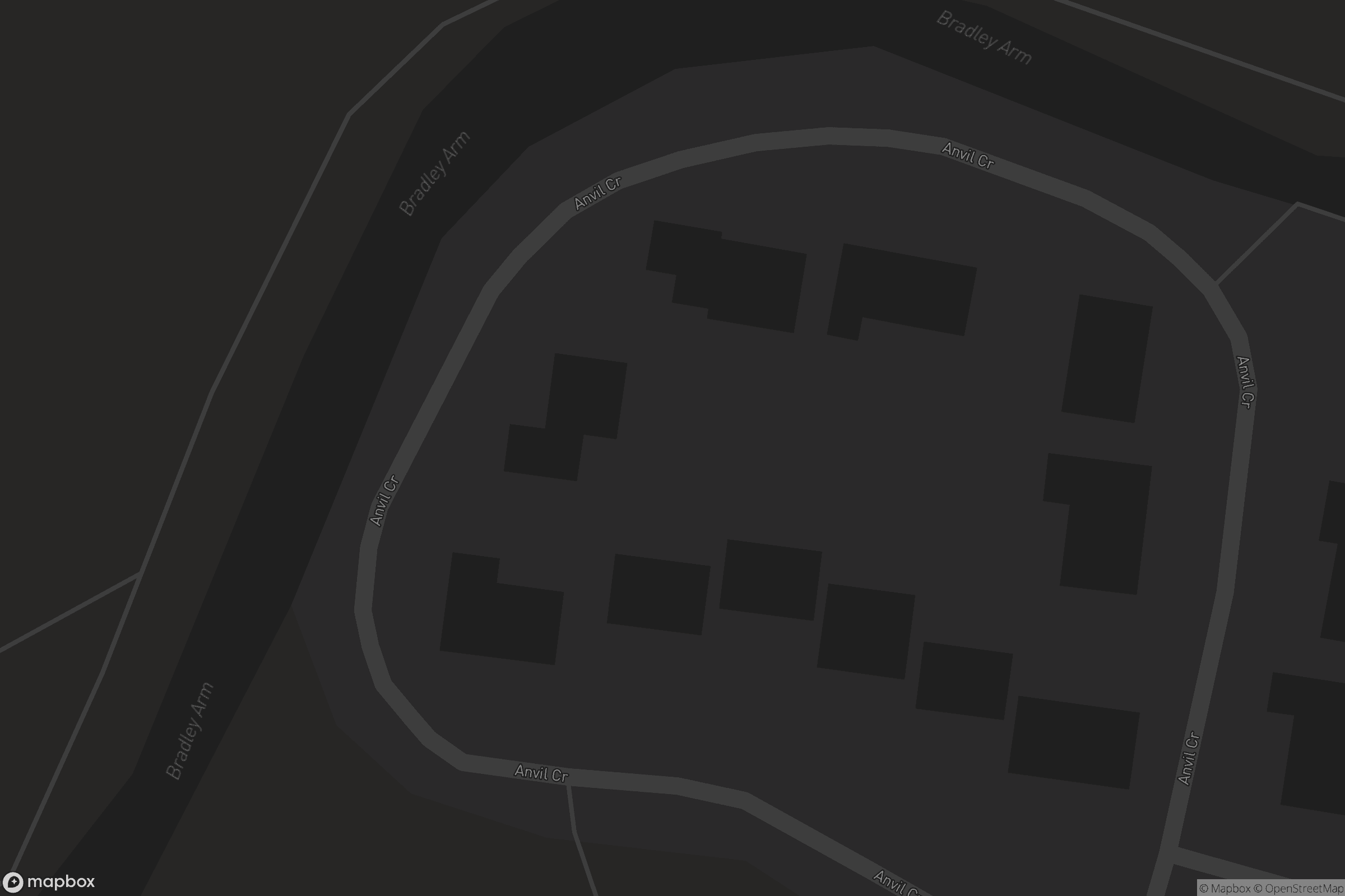 Map of bradley arm (birmingham canal navigations)