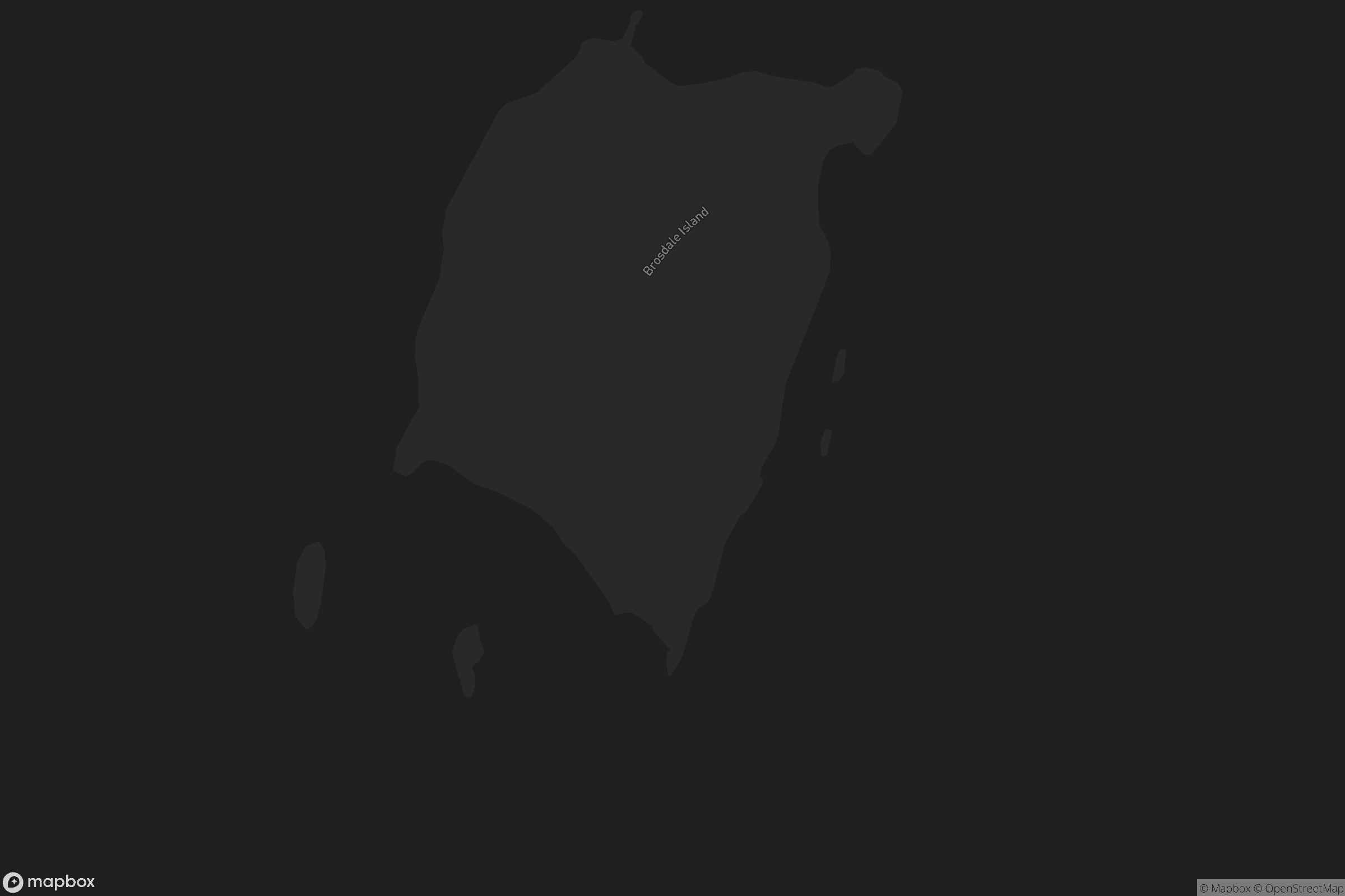 Map of brosdale island