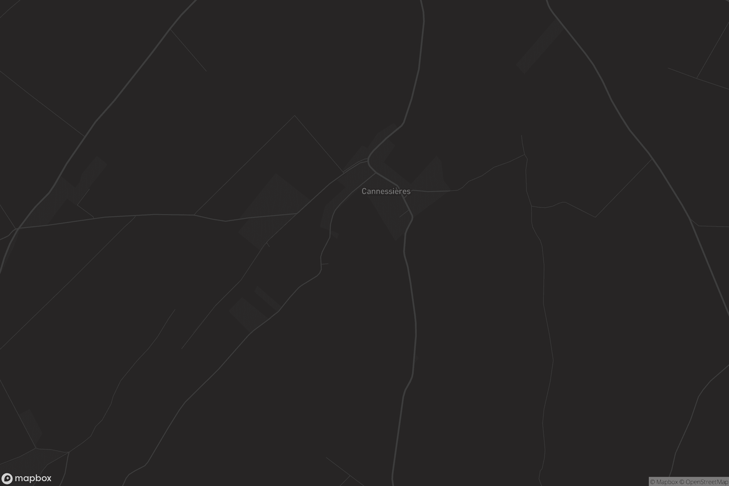 Map of cannessières