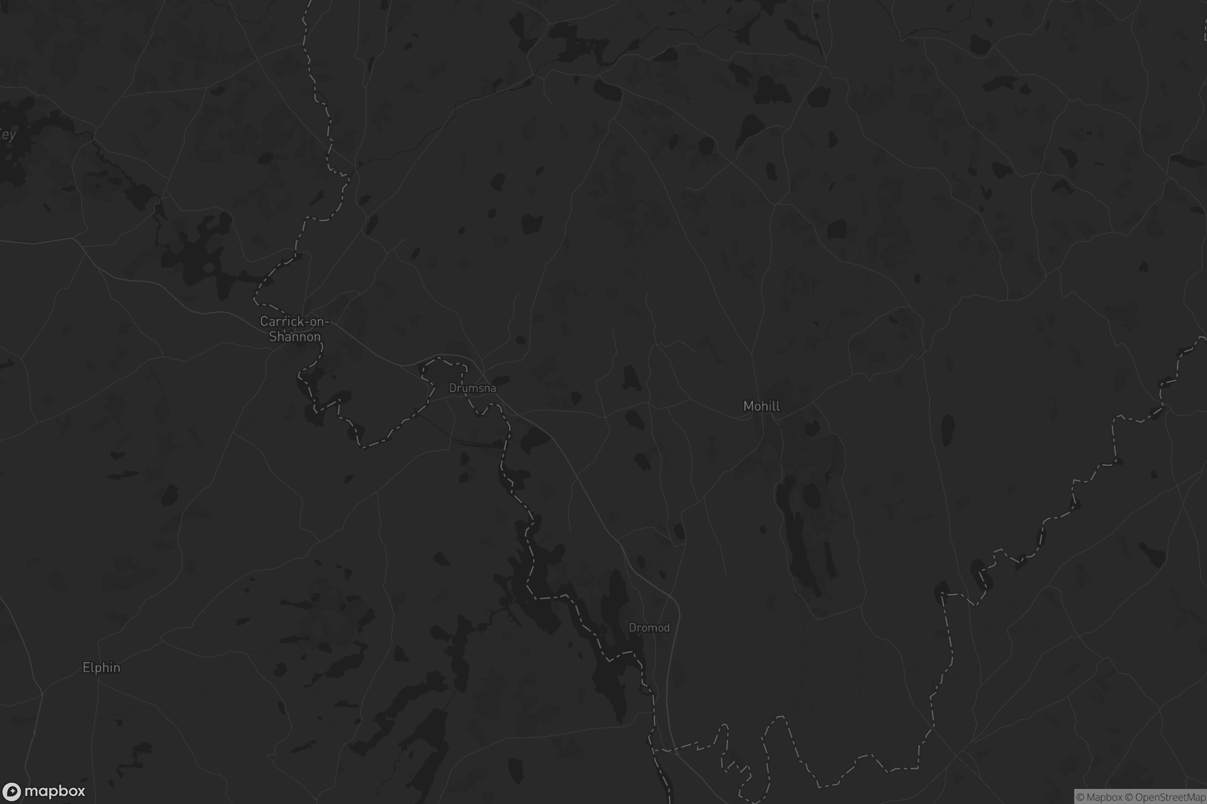 Map of carrick-on-shannon municipal district