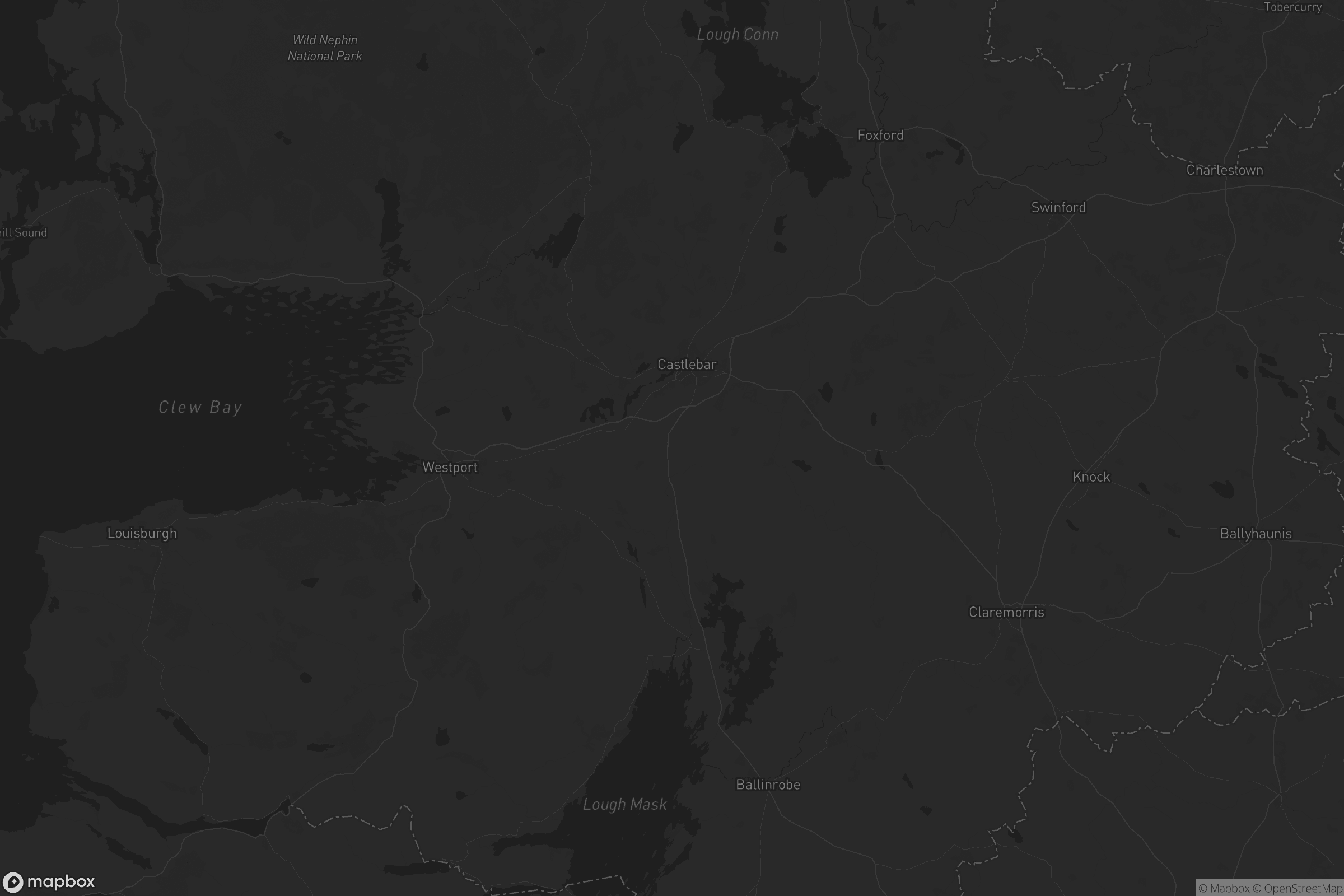 Map of castlebar municipal district