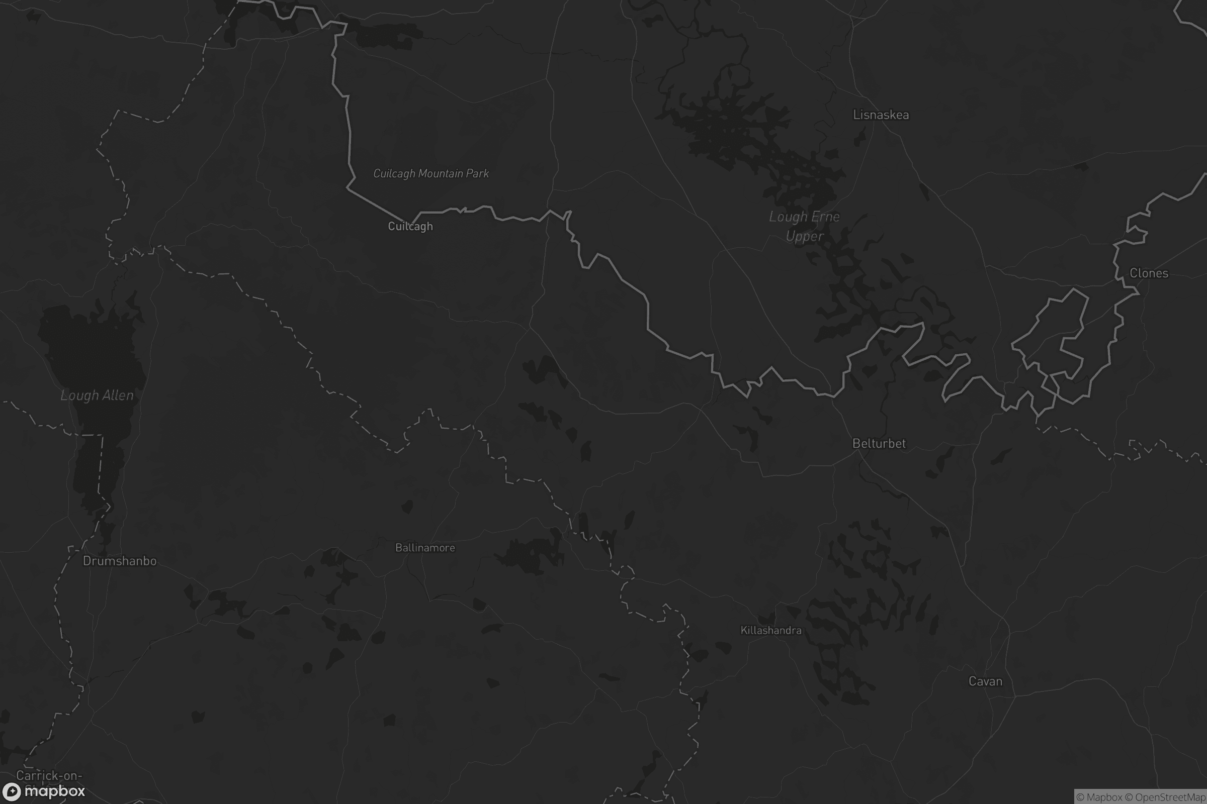 Map of cavan-belturbet municipal district