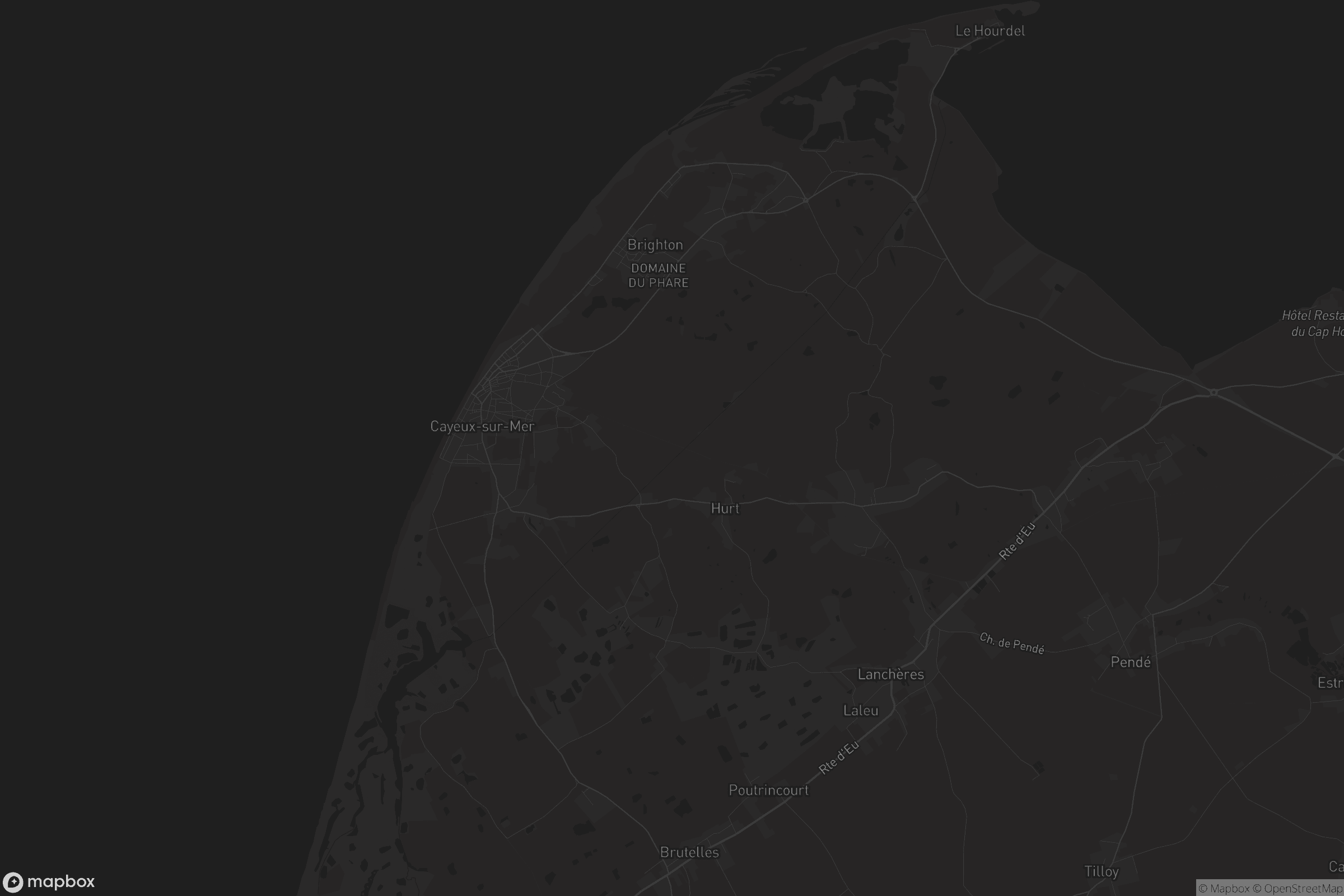 Map of cayeux-sur-mer