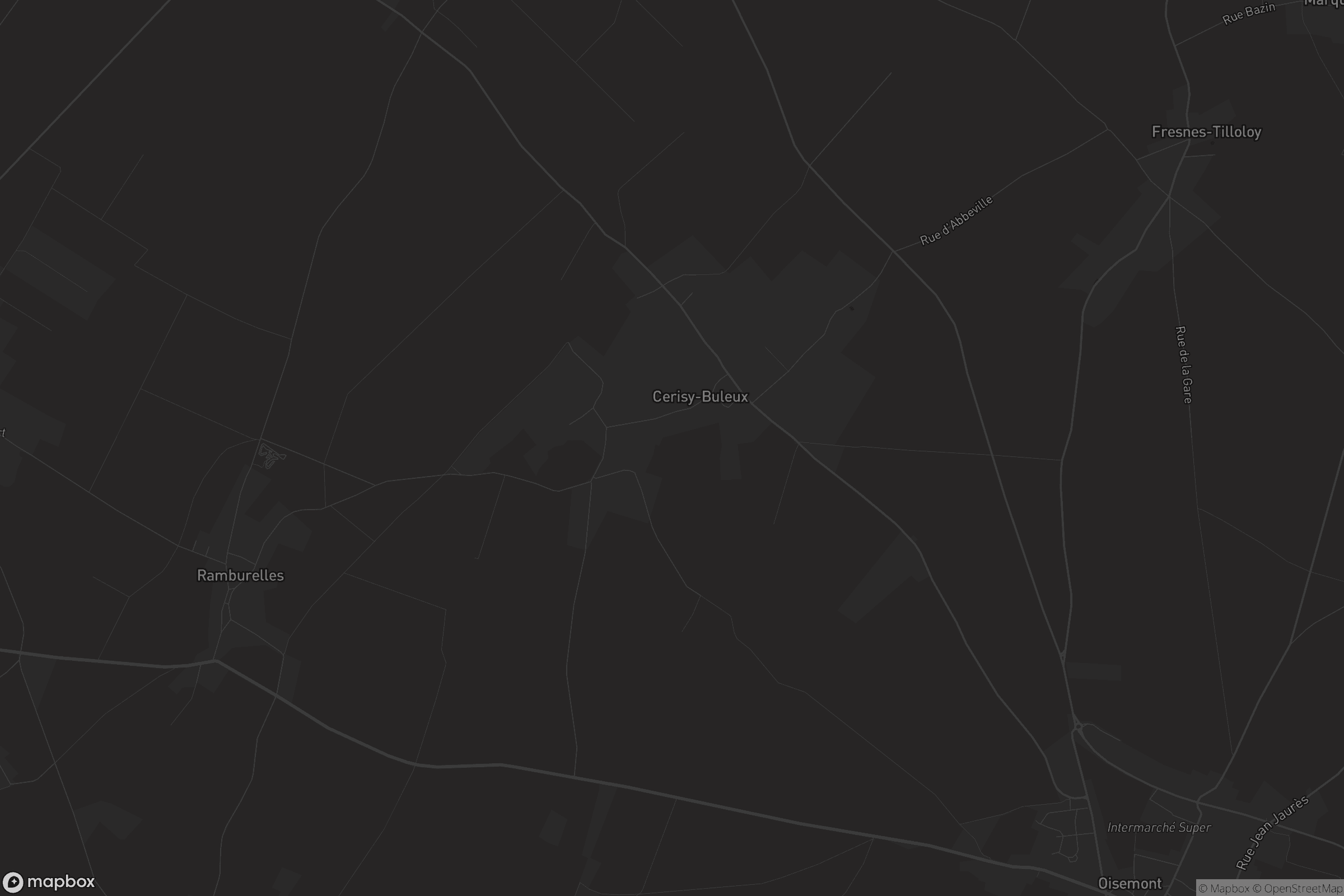 Map of cerisy-buleux