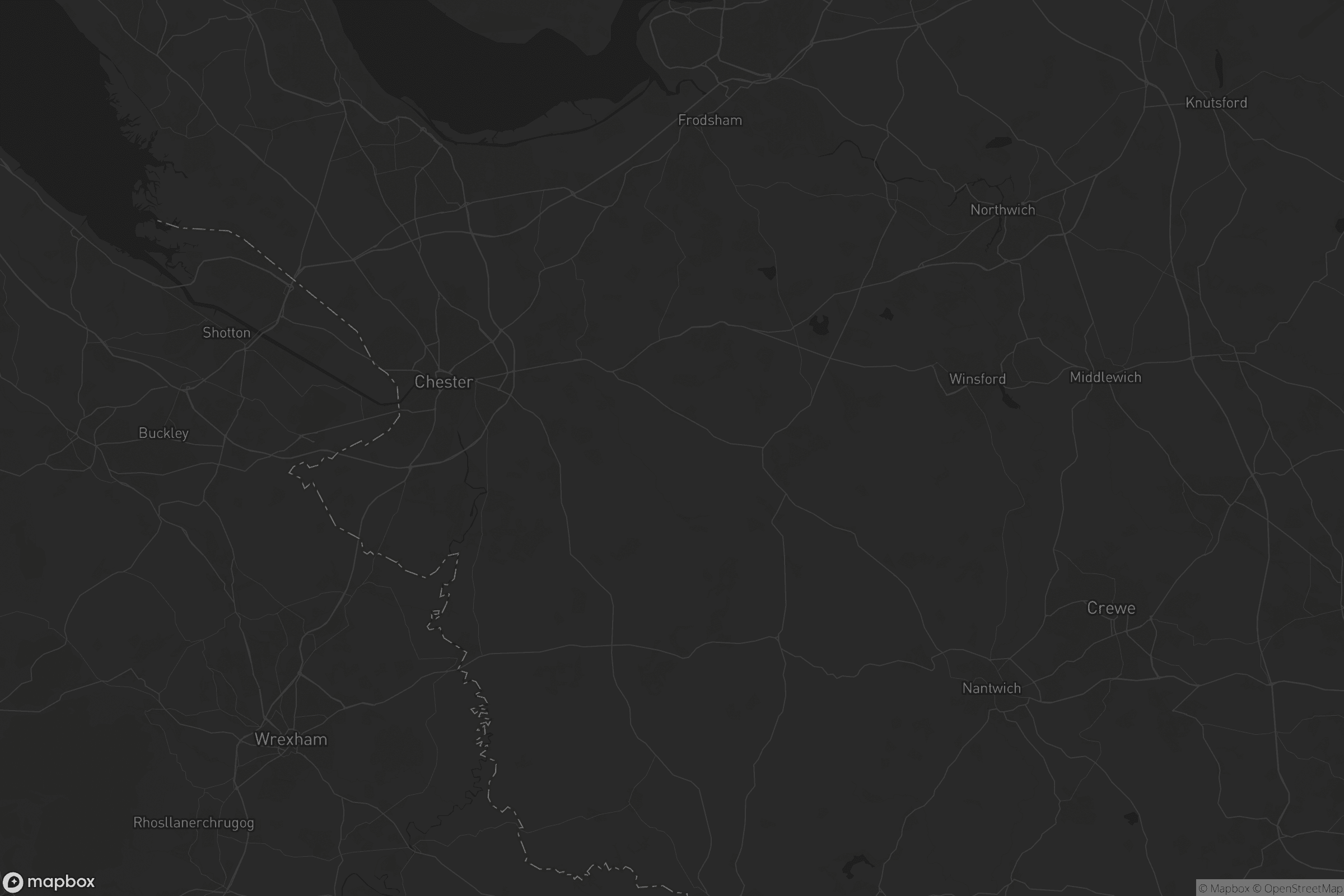 Map of cheshire west and chester