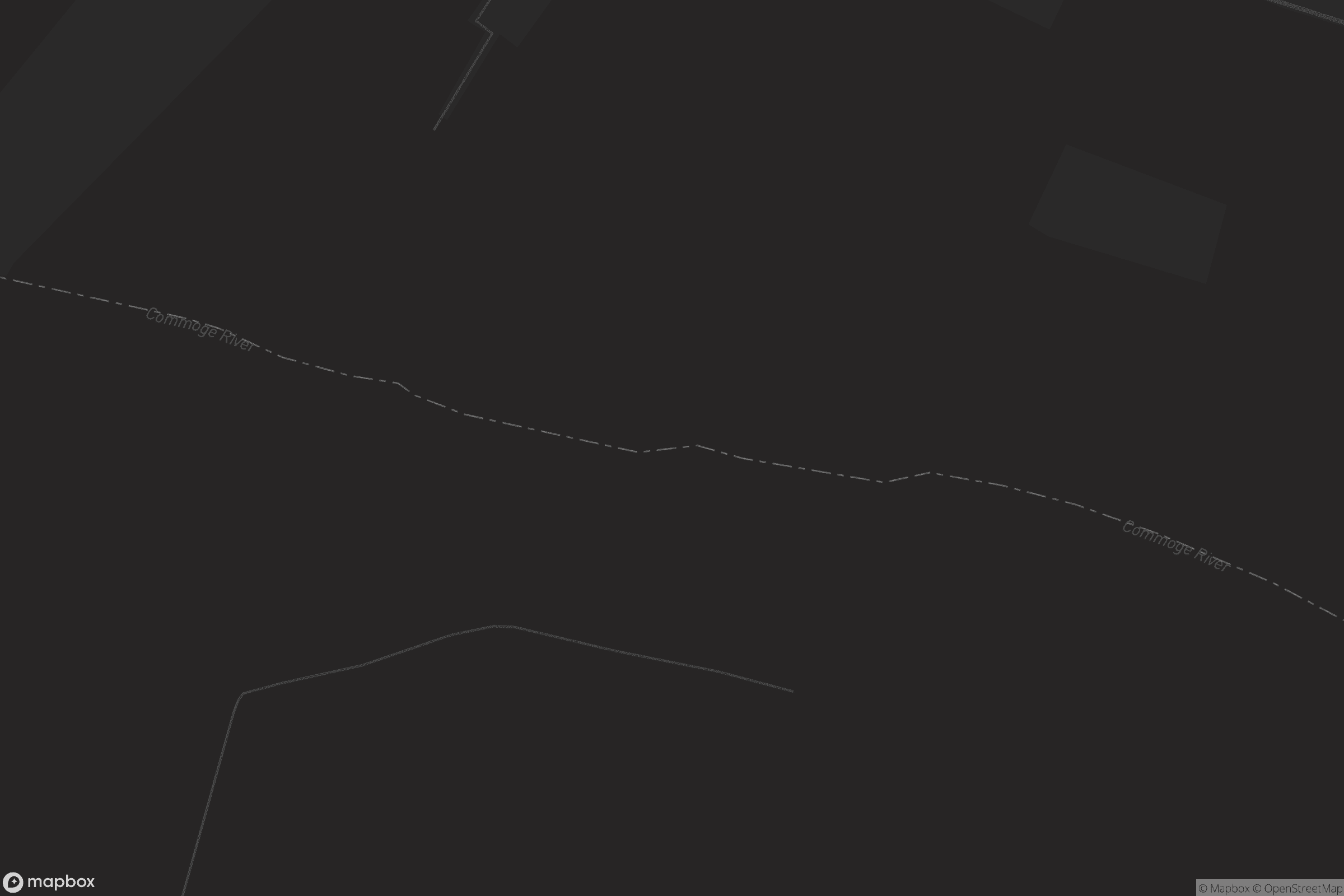 Map of commoge river