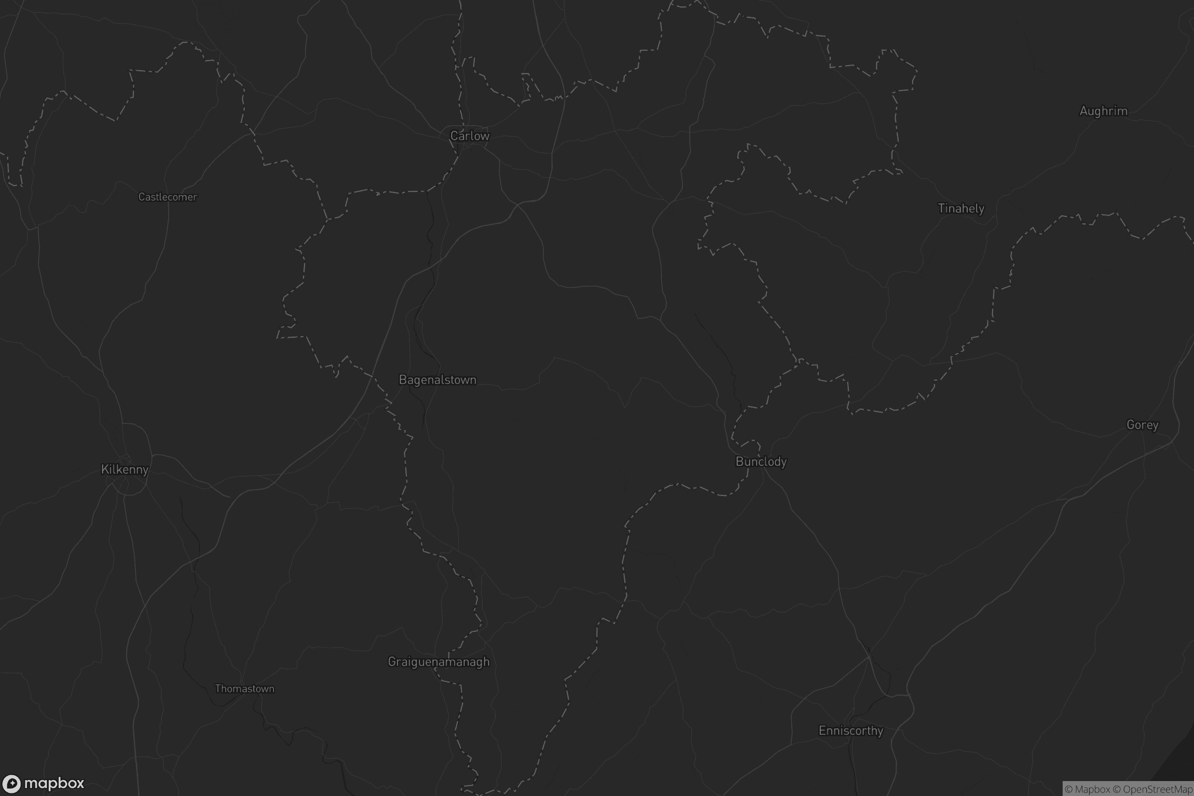 Map of county carlow
