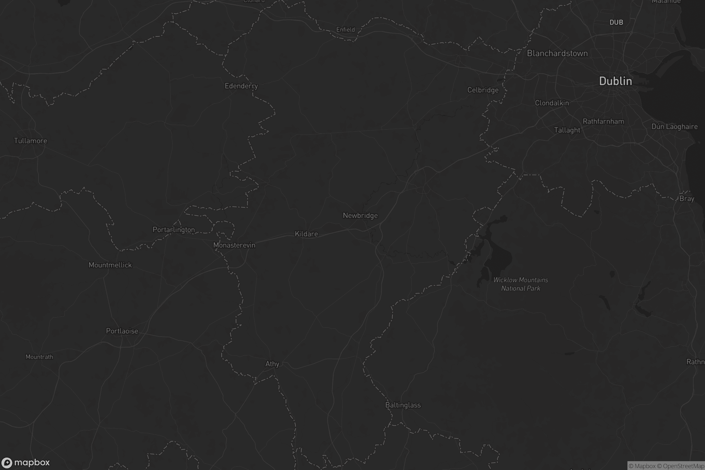 Map of county kildare