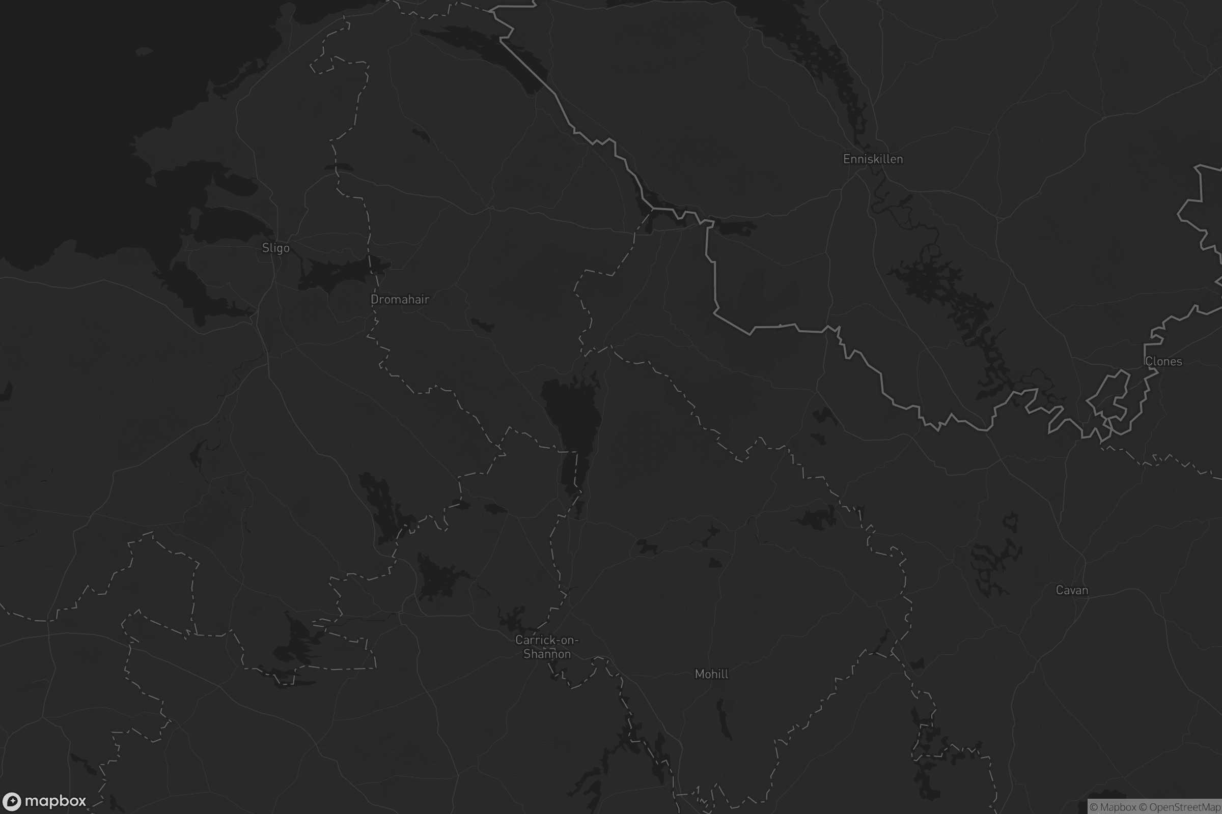 Map of county leitrim