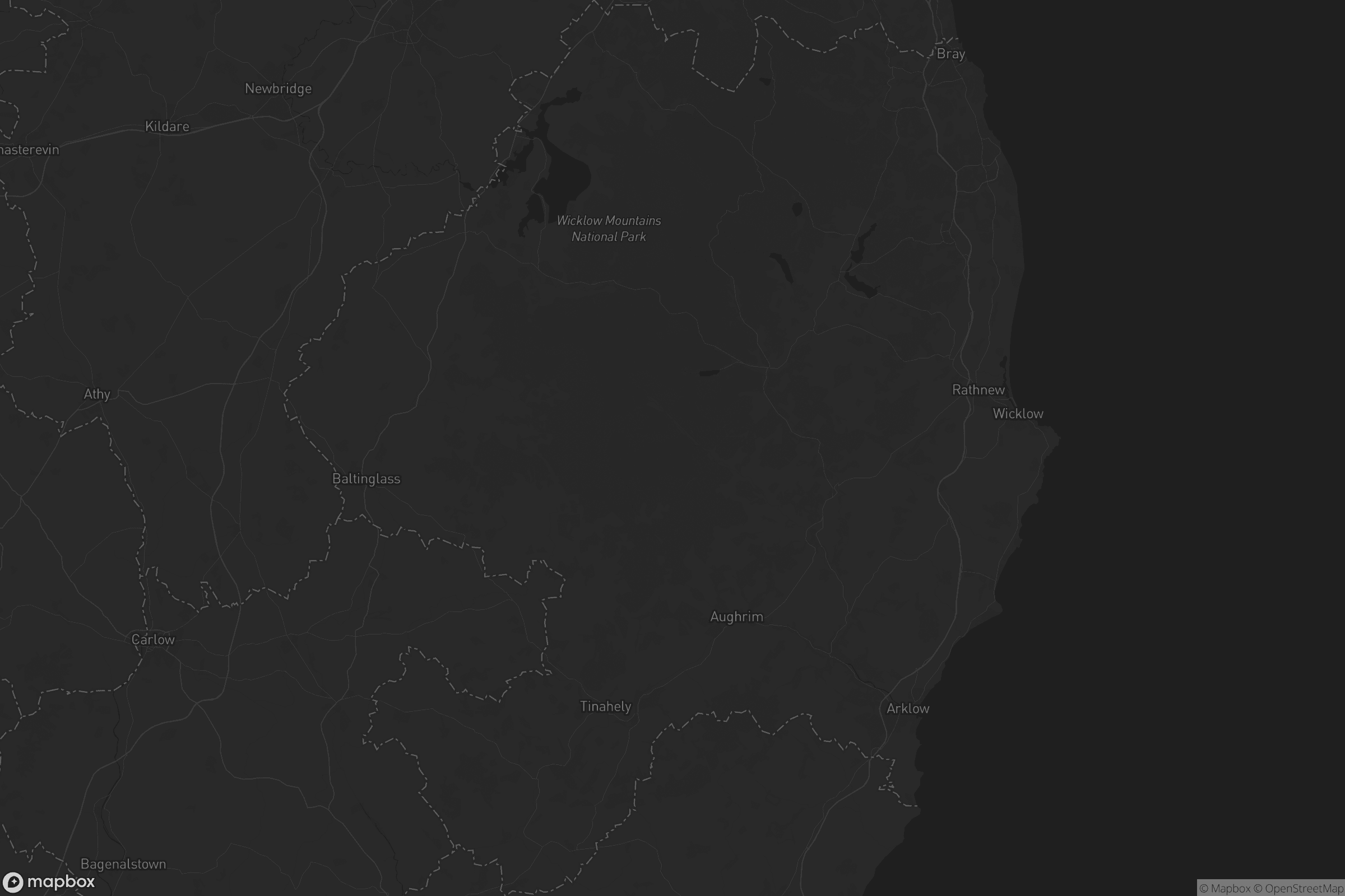 Map of county wicklow