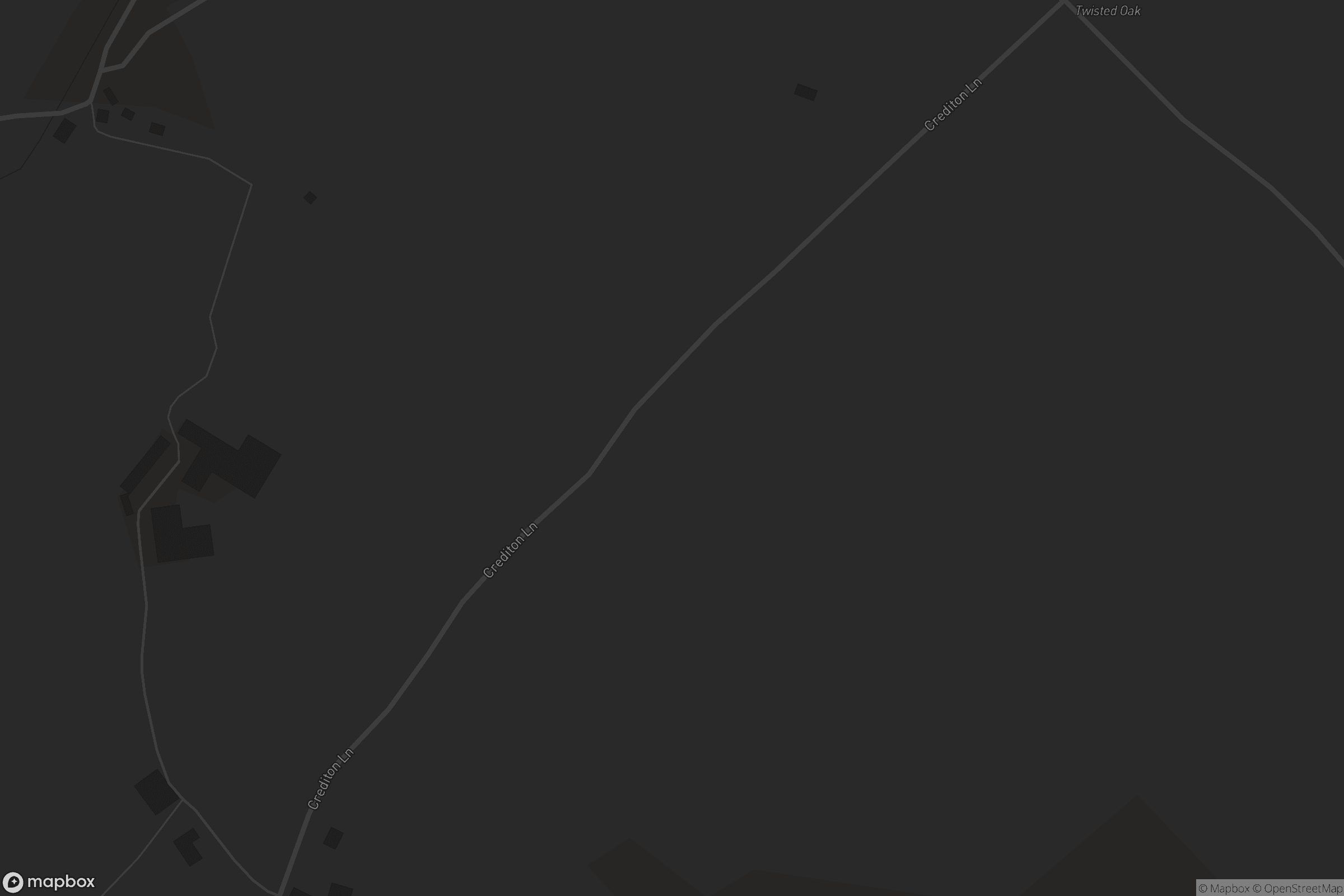 Map of crediton lane