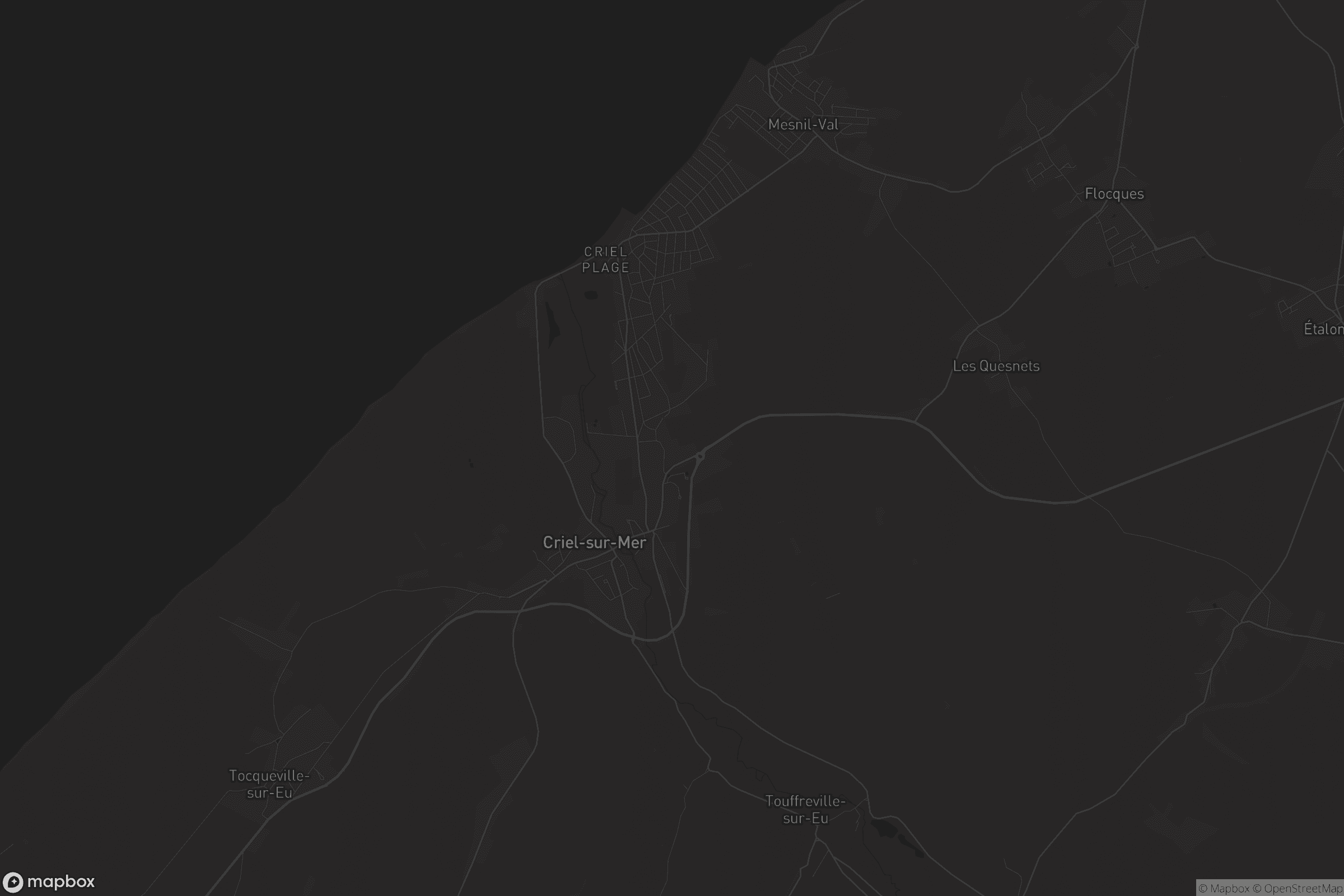 Map of criel-sur-mer