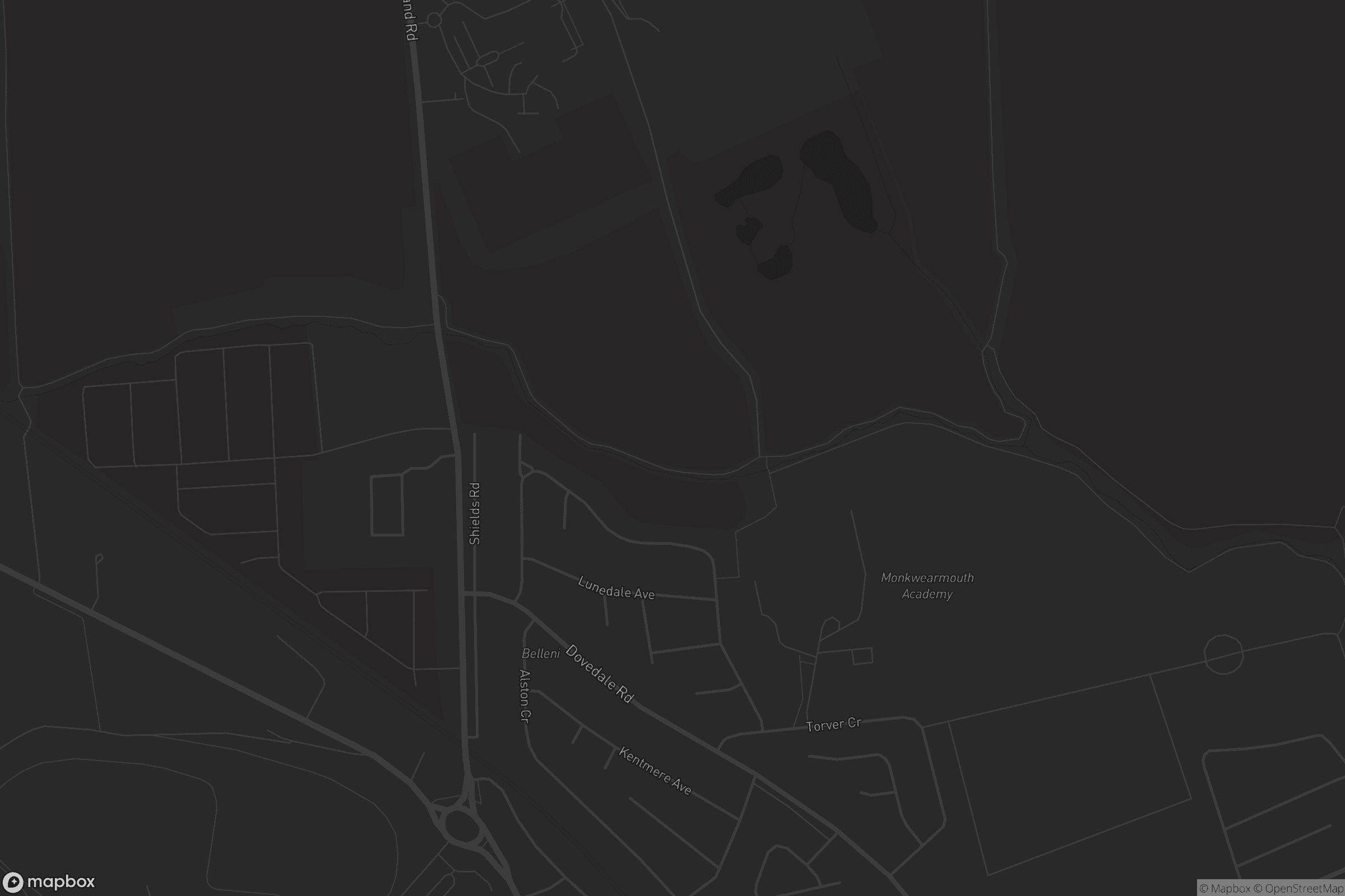 Map of cut throat dene