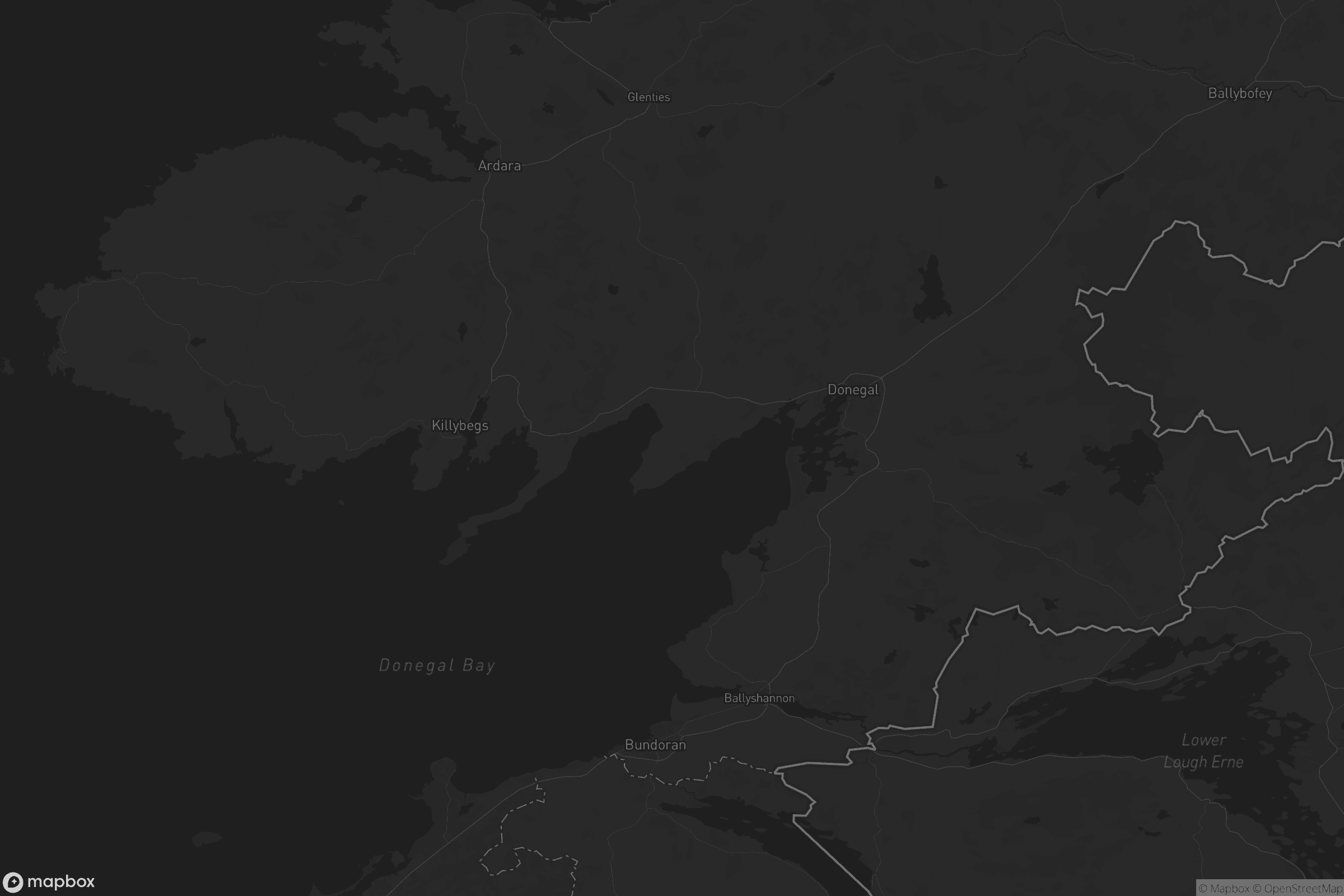 Map of donegal municipal district