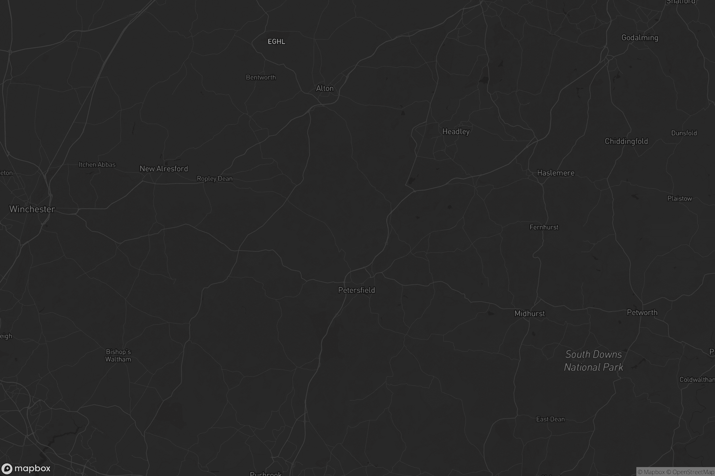 Map of east hampshire