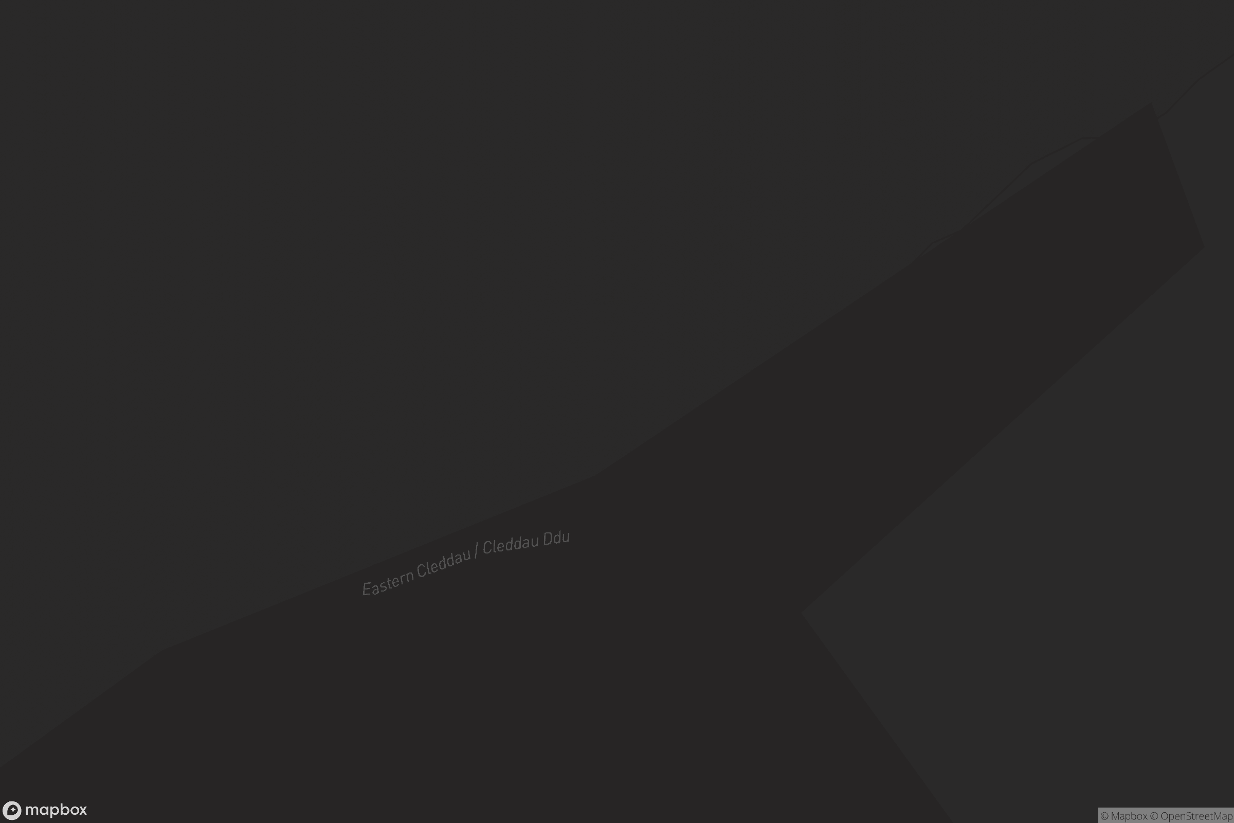 Map of eastern cleddau - cleddau ddu