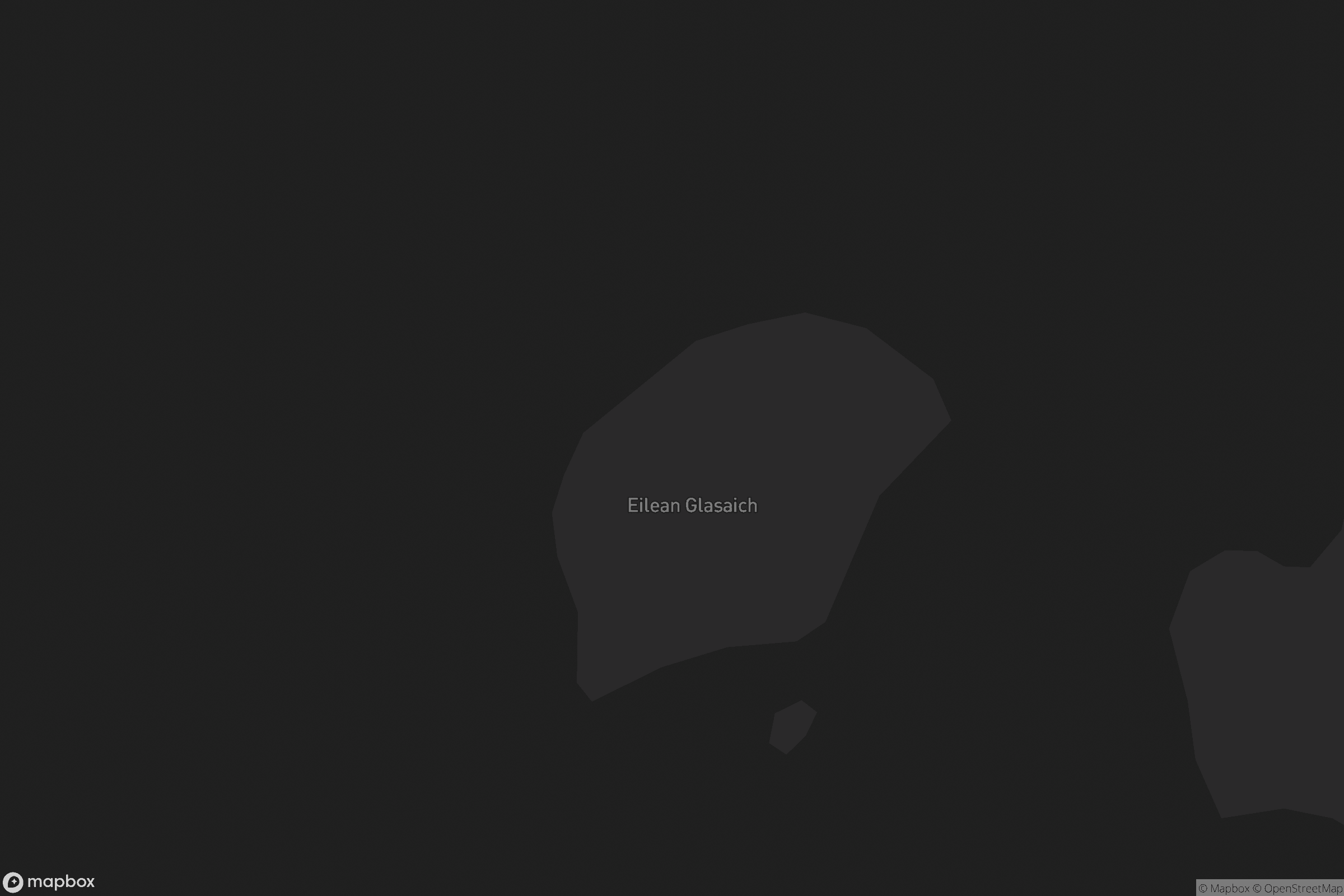 Map of eilean glasaich