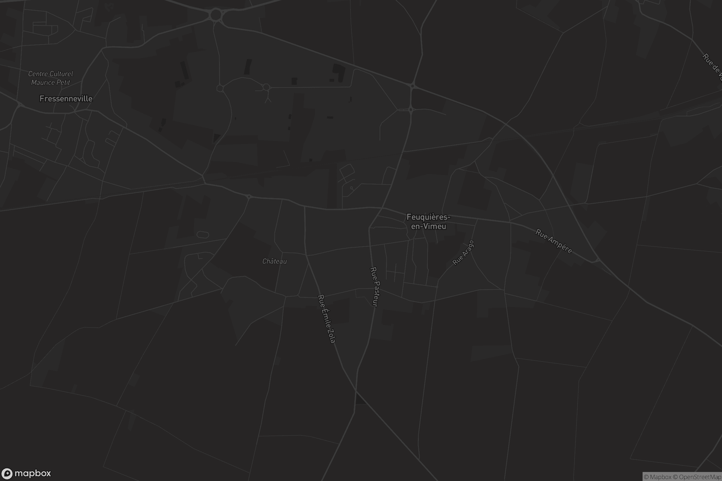 Map of feuquières-en-vimeu