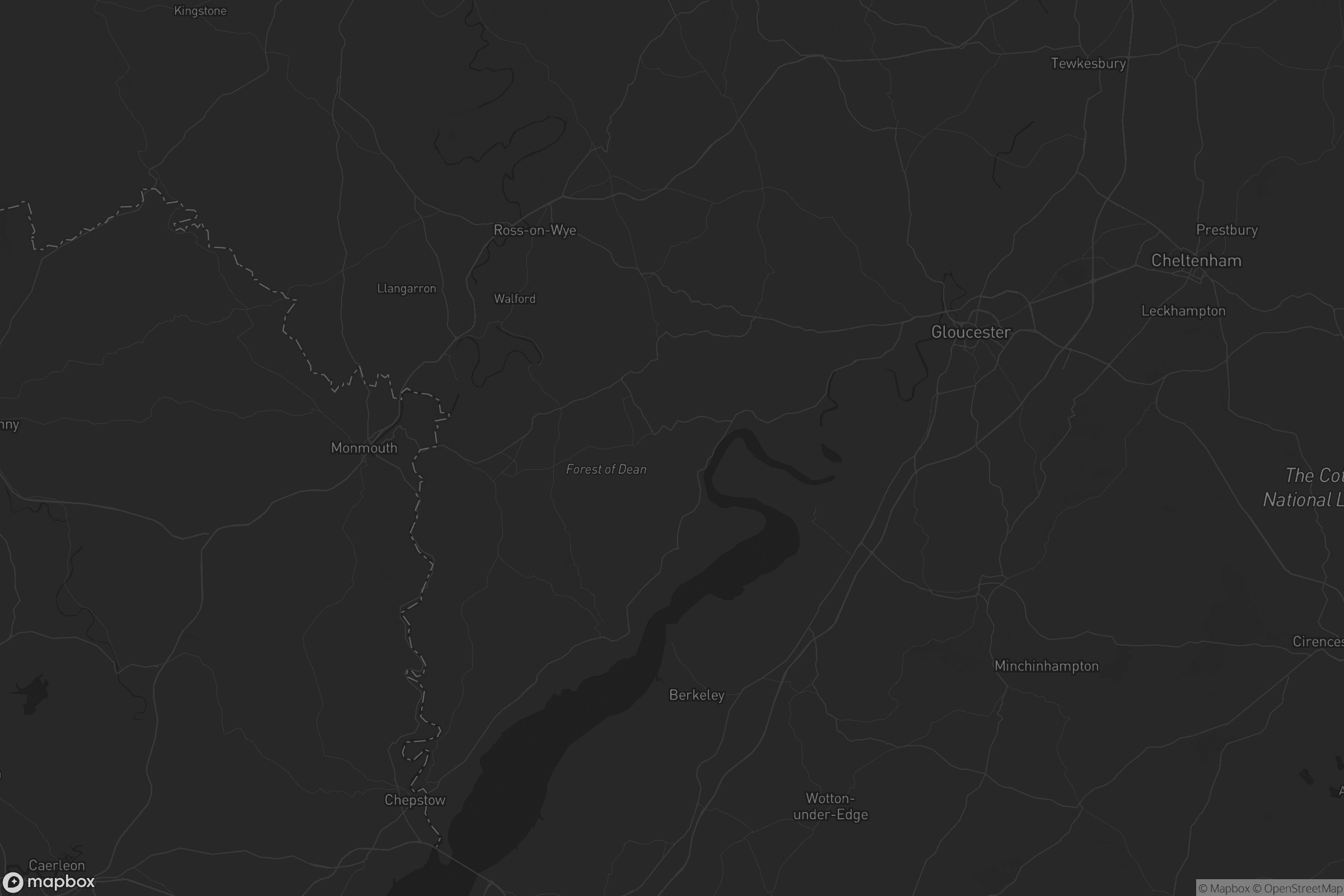 Map of forest of dean