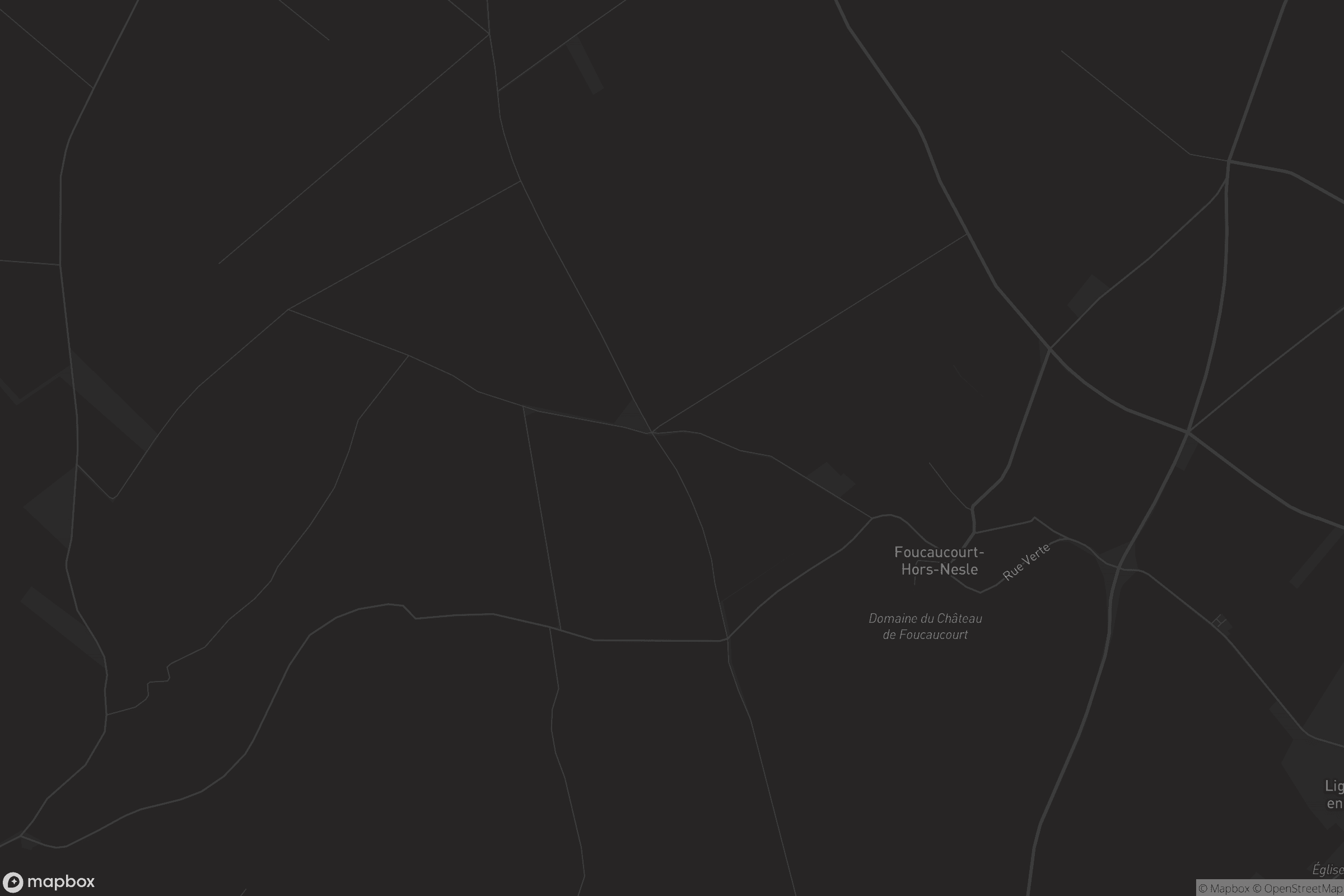 Map of foucaucourt-hors-nesle