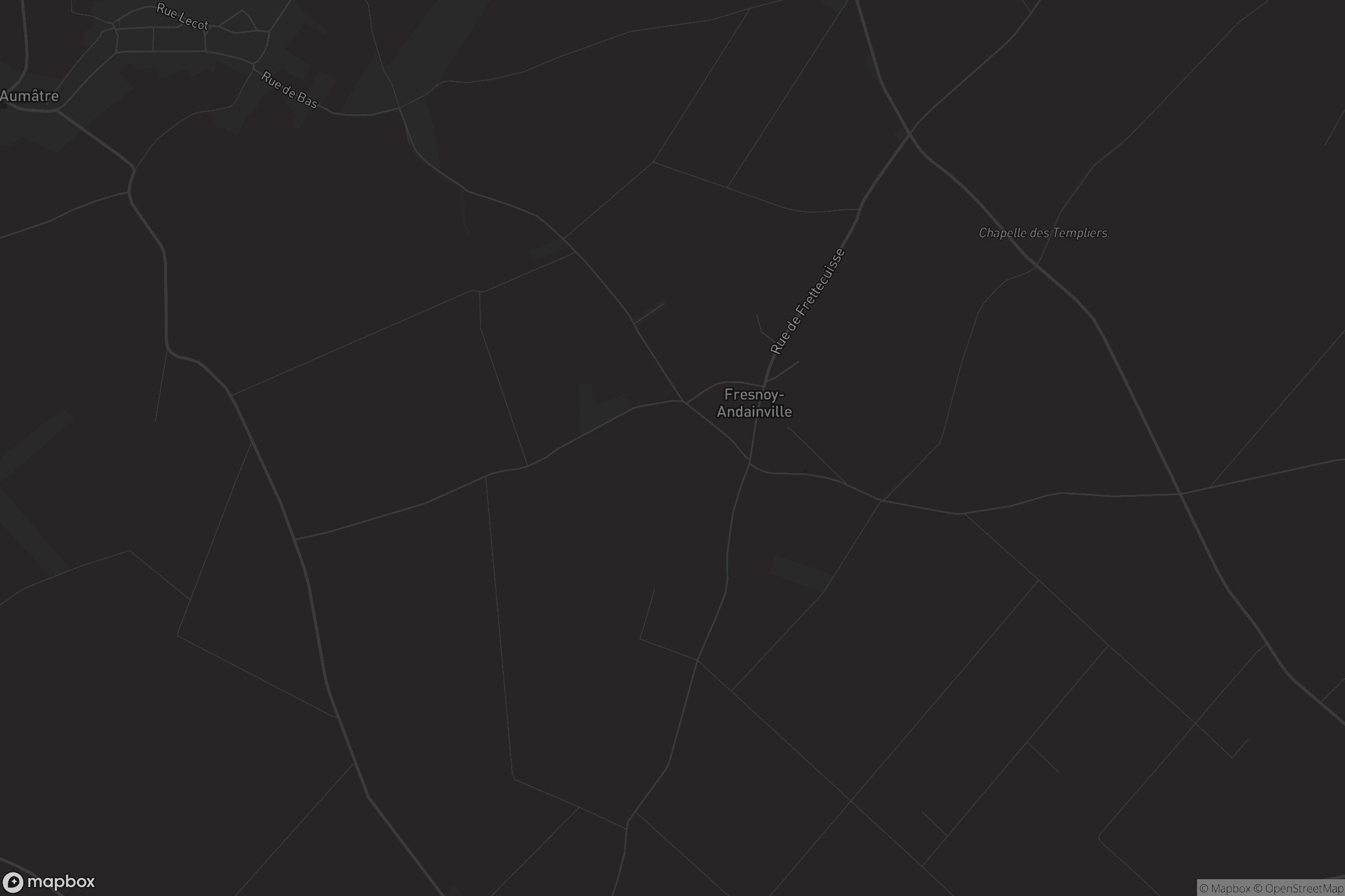 Map of fresnoy-andainville