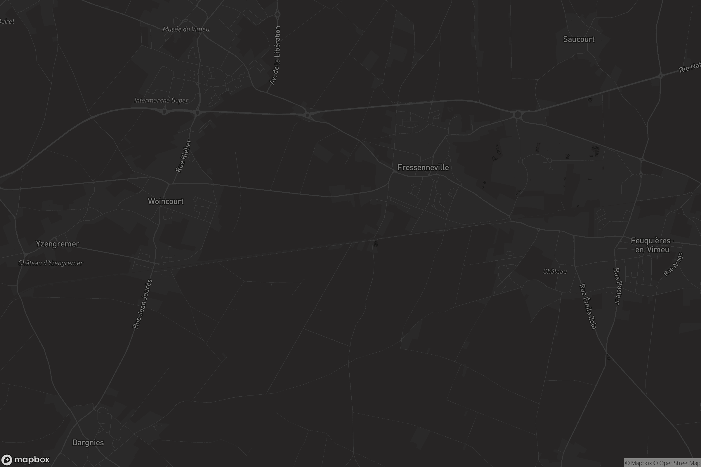 Map of fressenneville