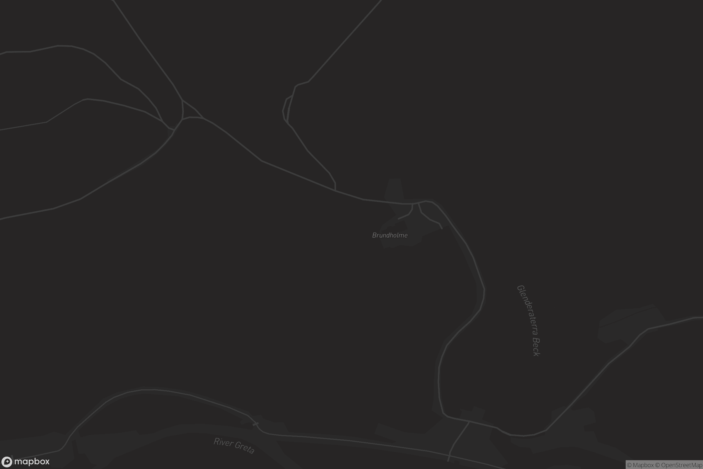 Map of glenderaterra beck