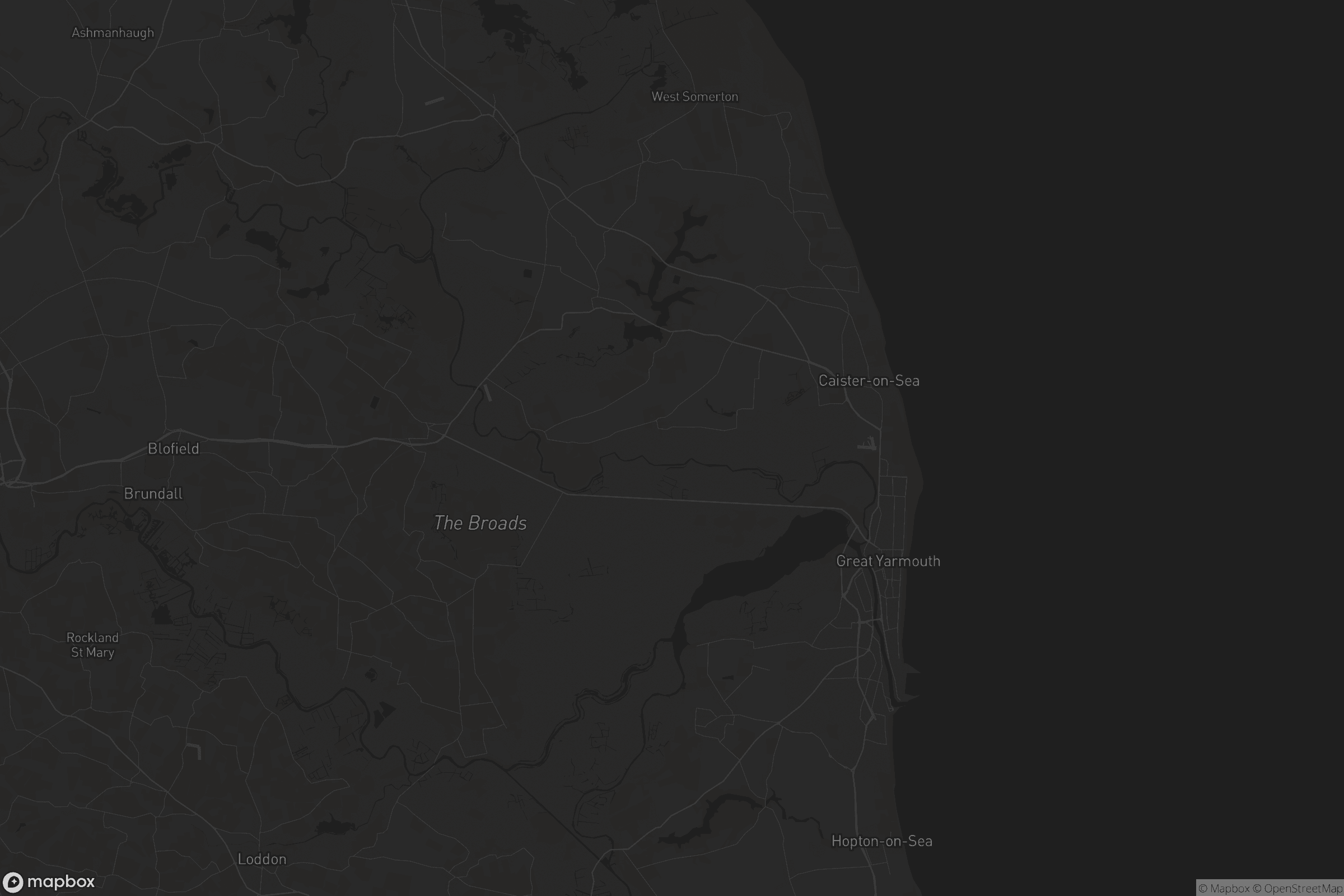 Map of great yarmouth