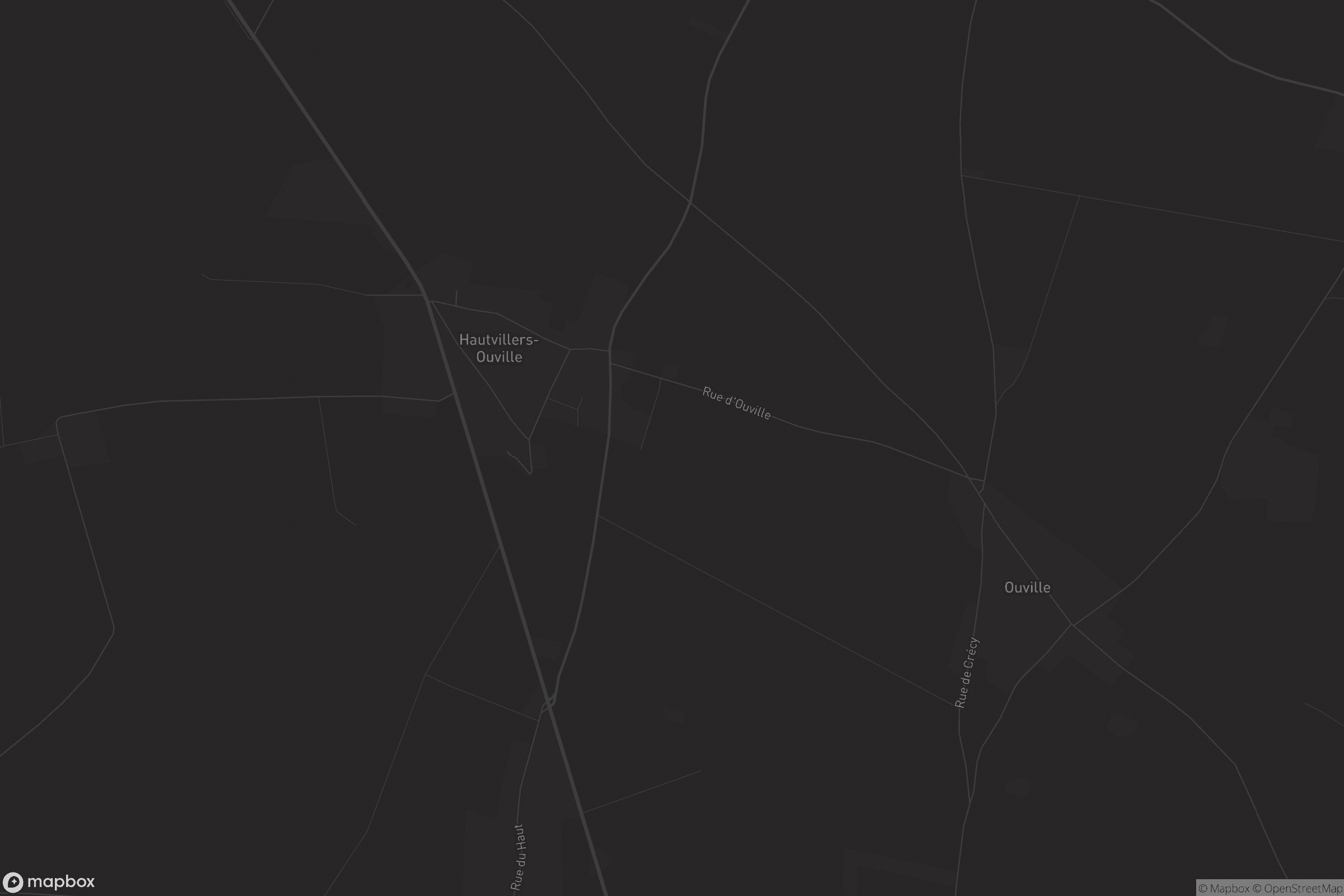 Map of hautvillers-ouville