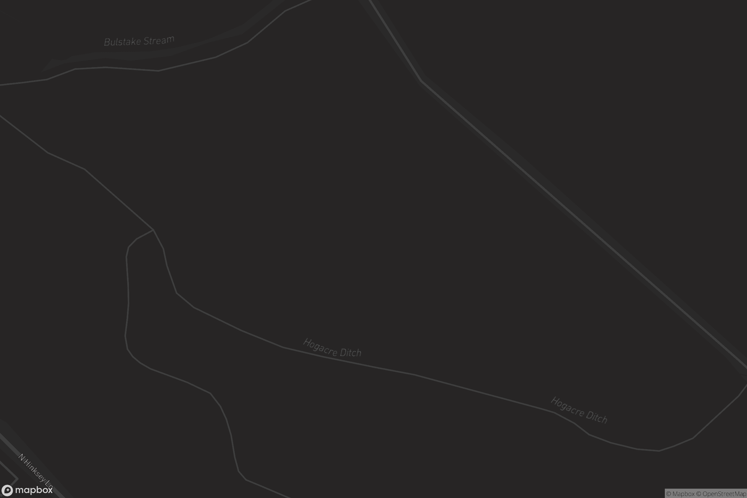 Map of hogacre ditch