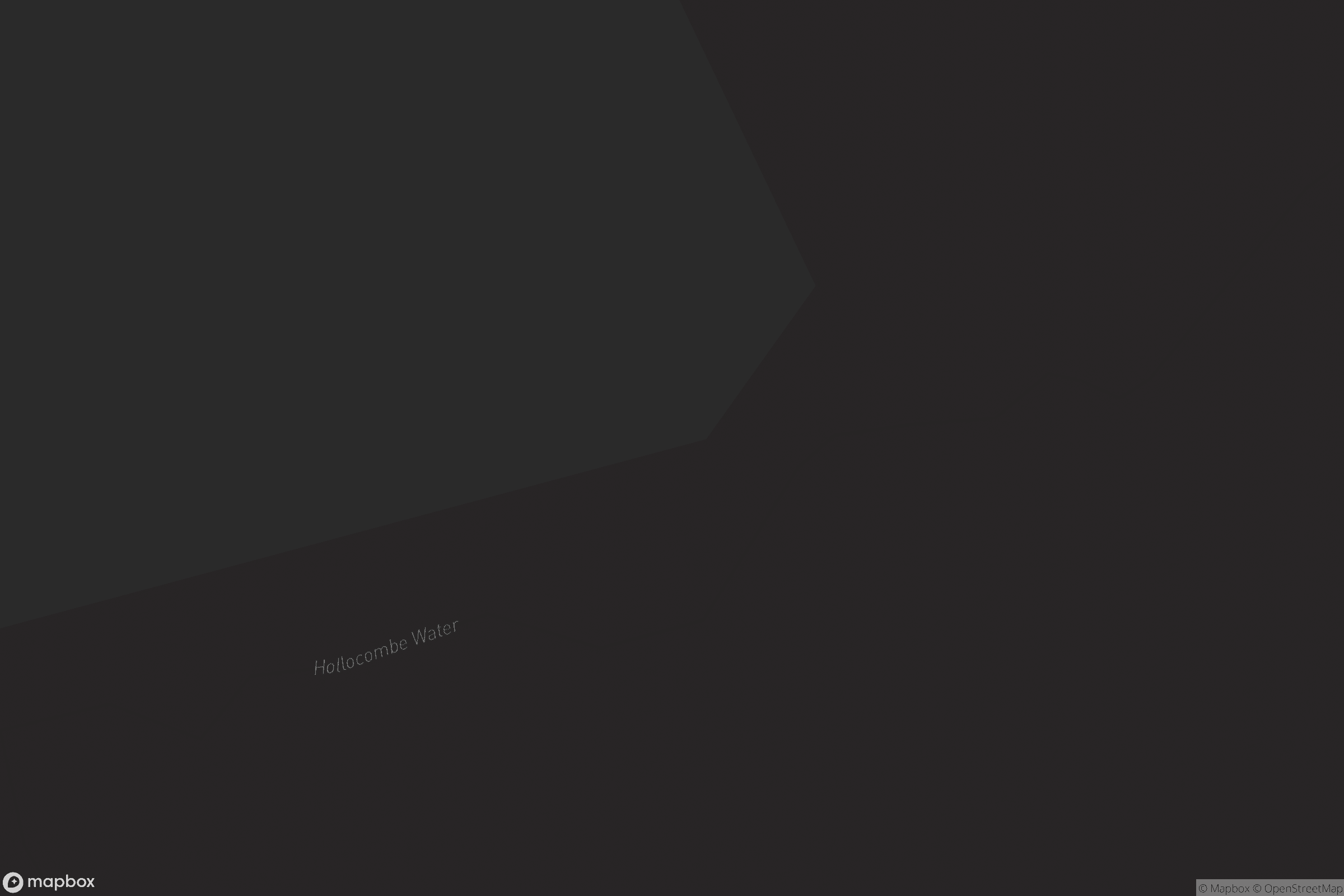 Map of hollocombe water