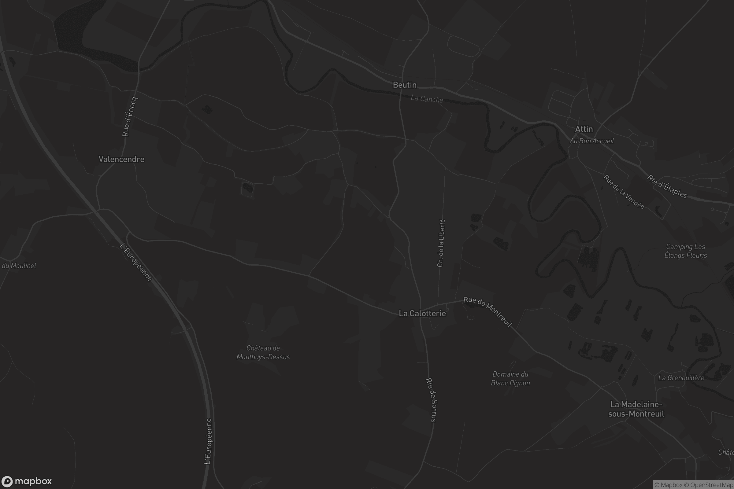 Map of la calotterie