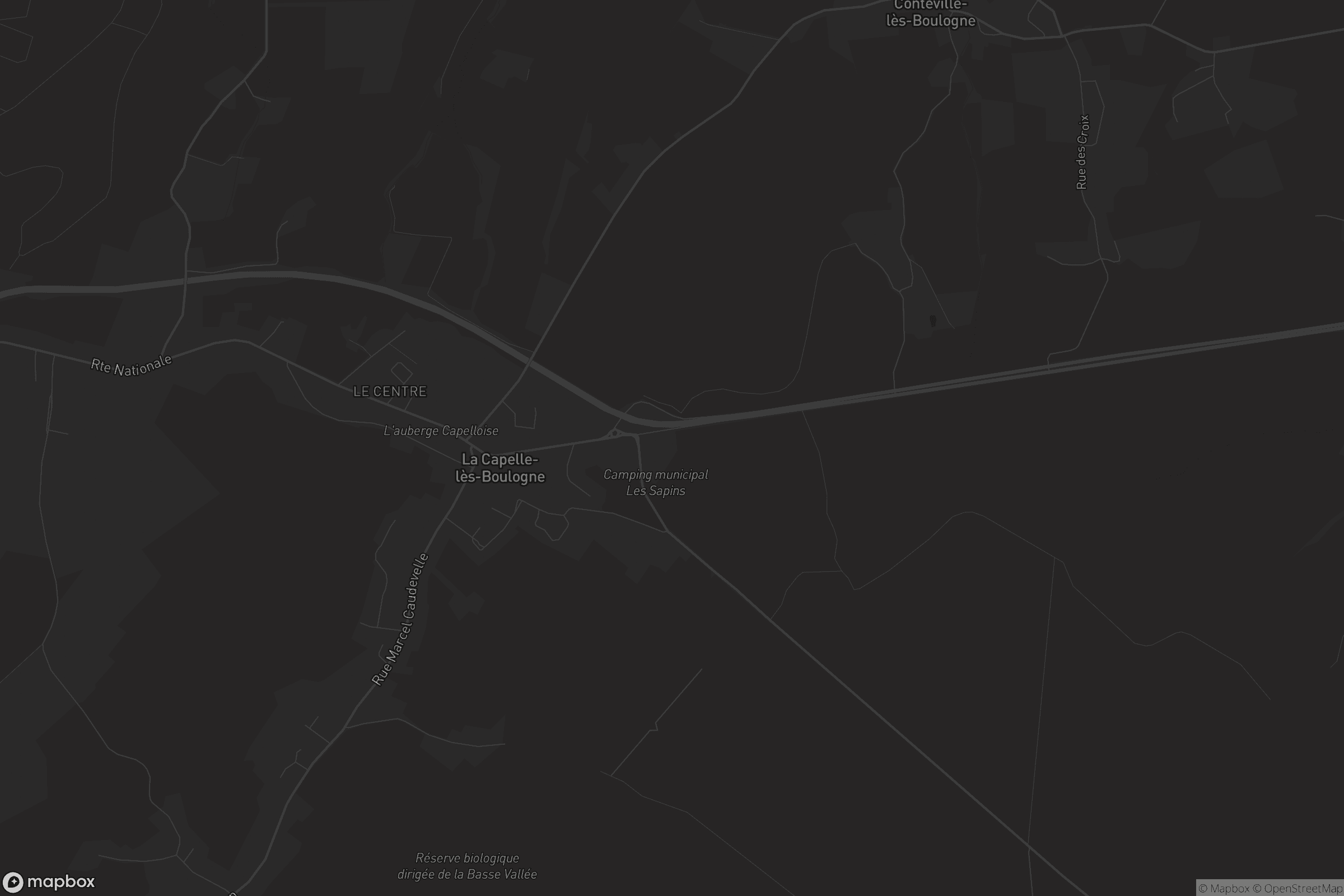 Map of la capelle-lès-boulogne