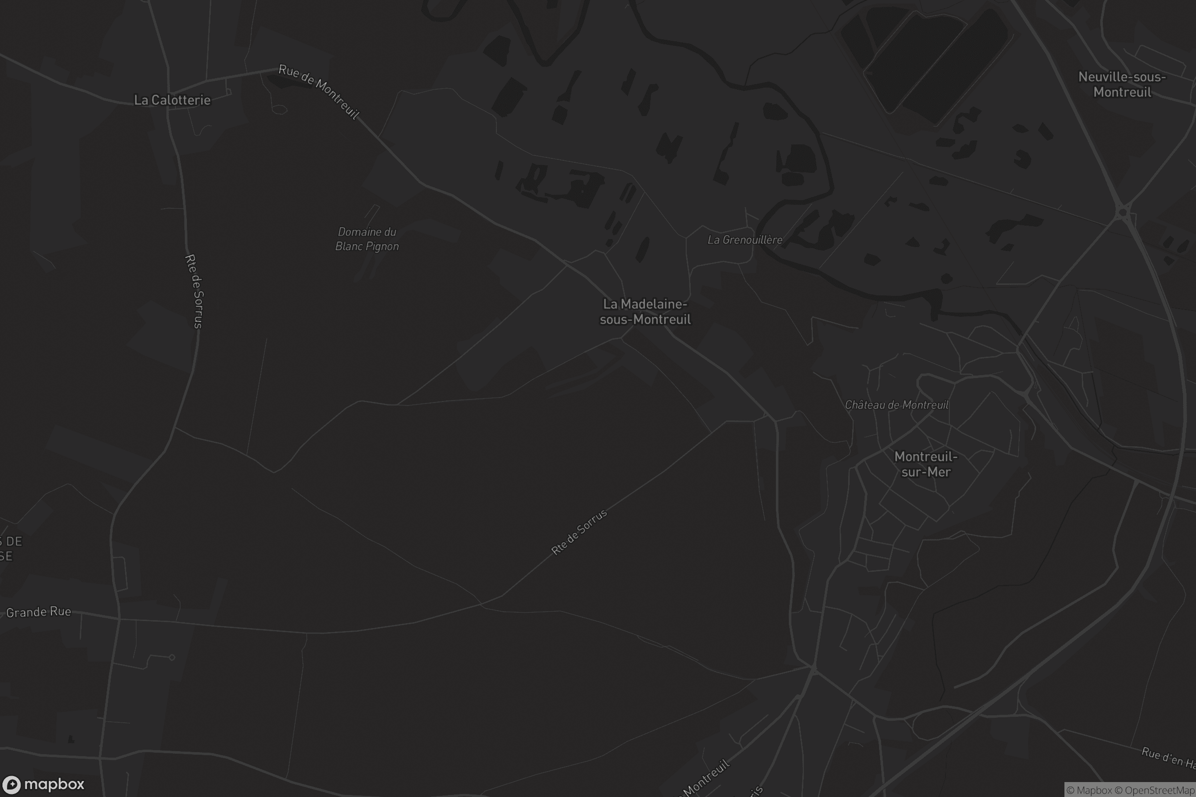 Map of la madelaine-sous-montreuil