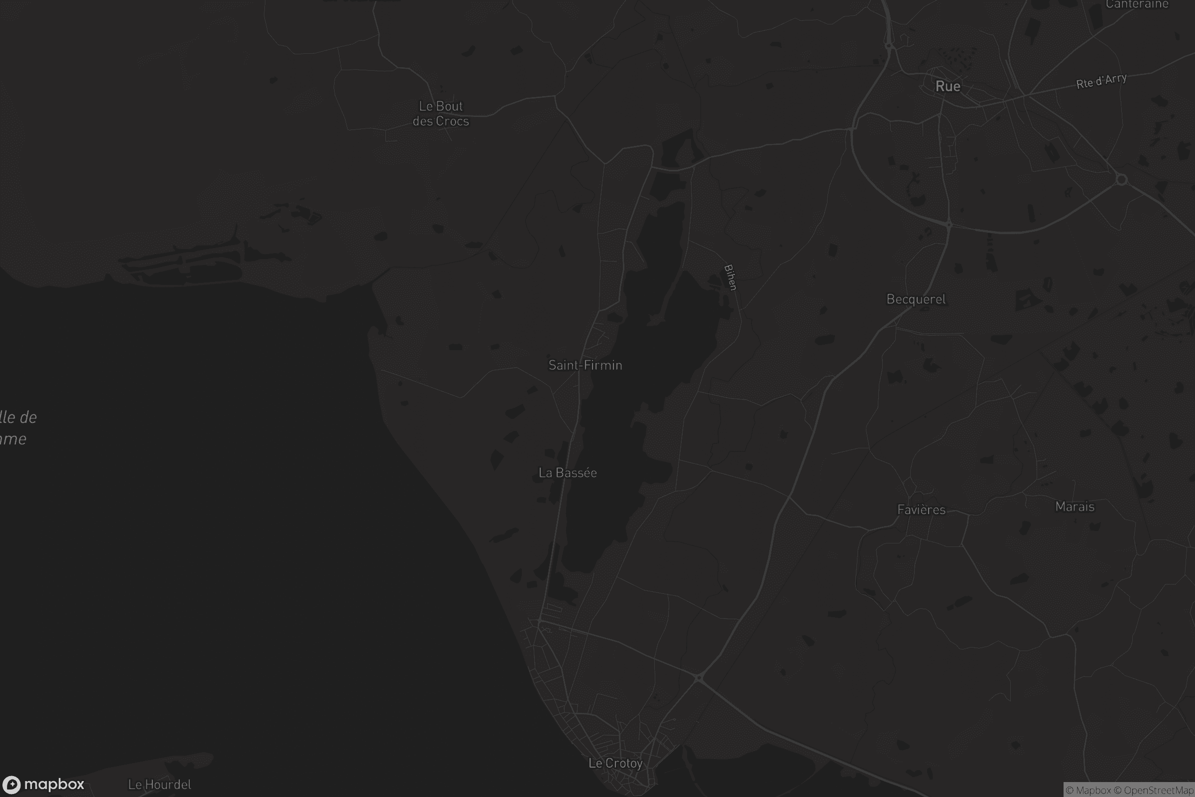 Map of le crotoy
