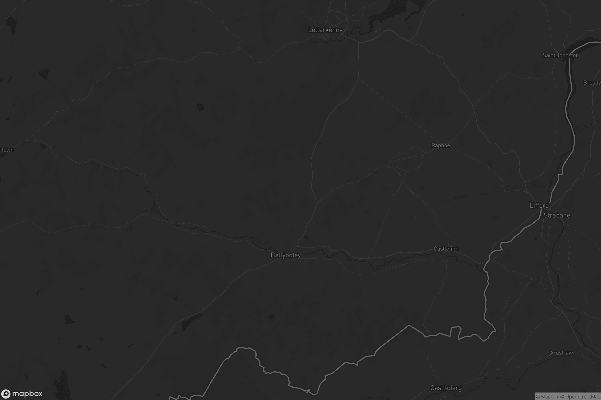 Map of lifford-stranorlar municipal district