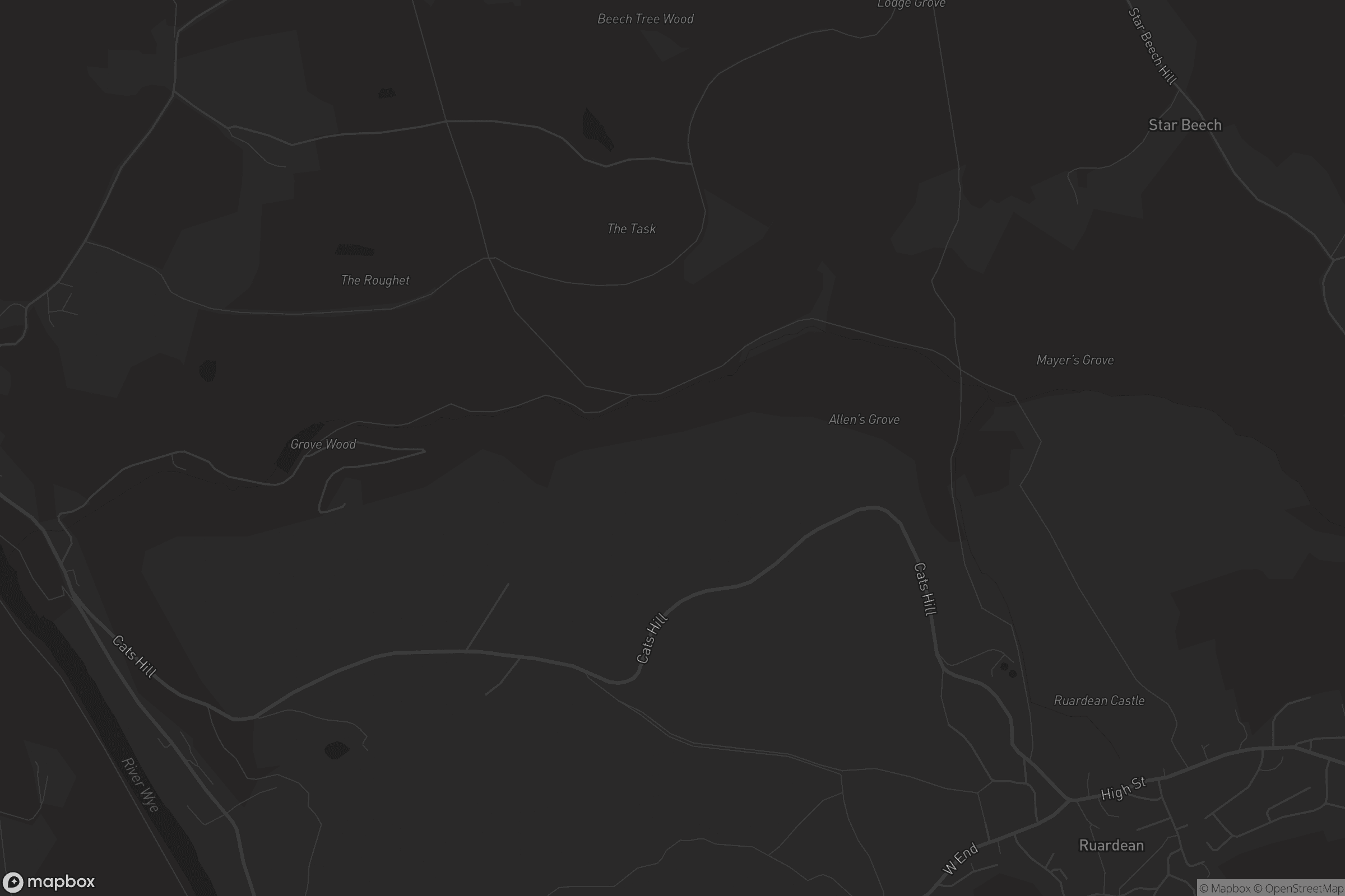 Map of lodgegrove brook