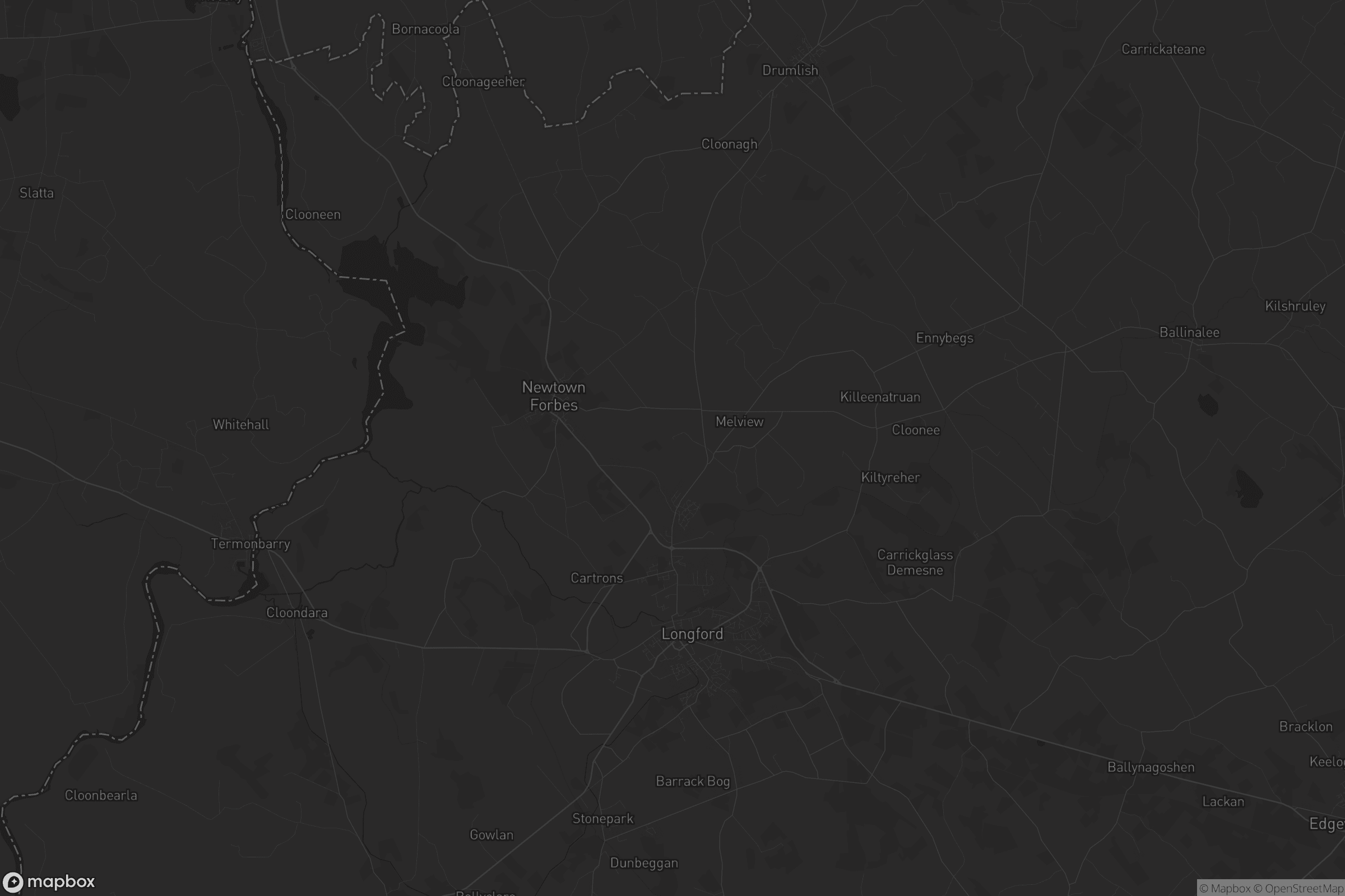 Map of longford municipal district